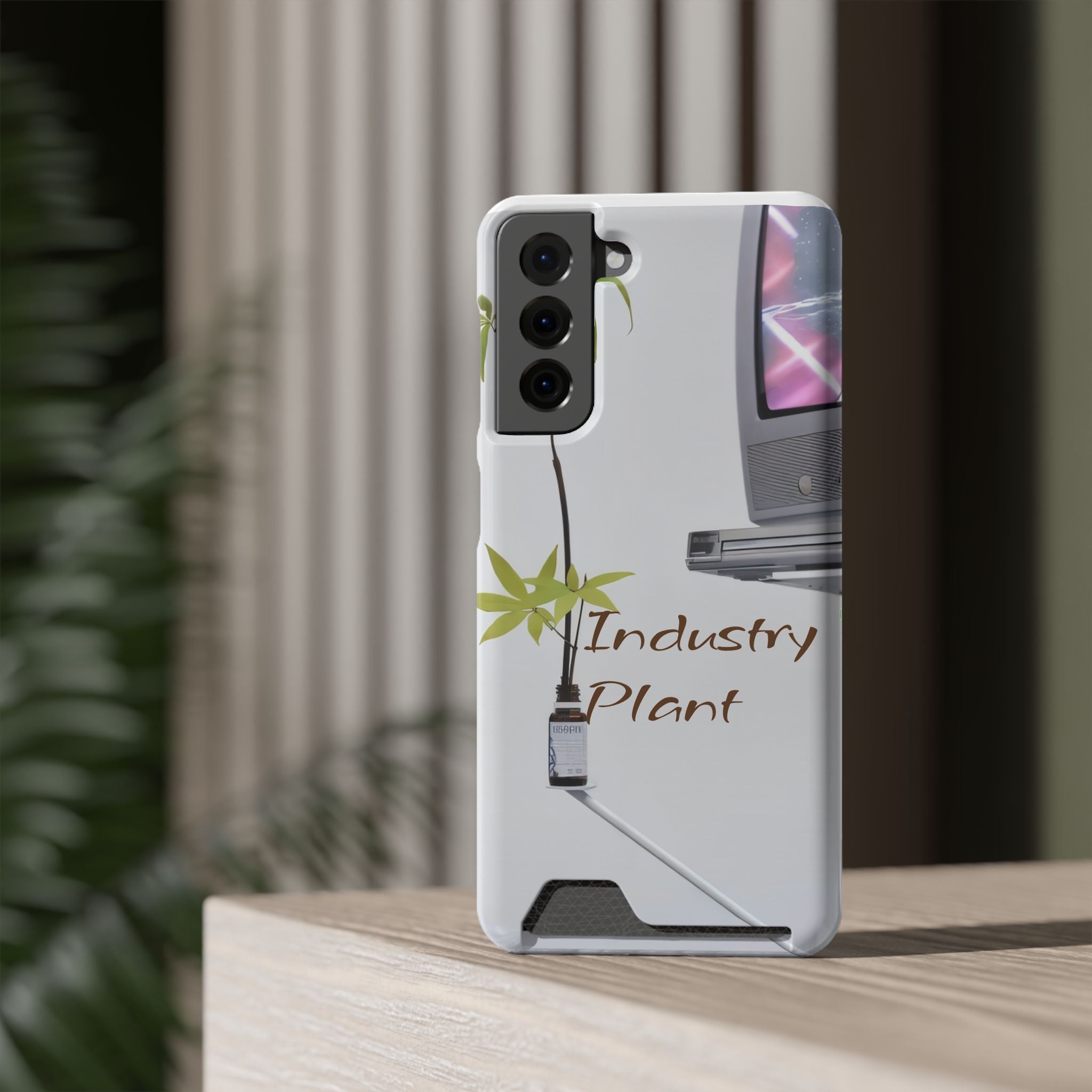 WEED TV Stylish Phone Case with Card Holder by Industry Plant @AutoPaybump