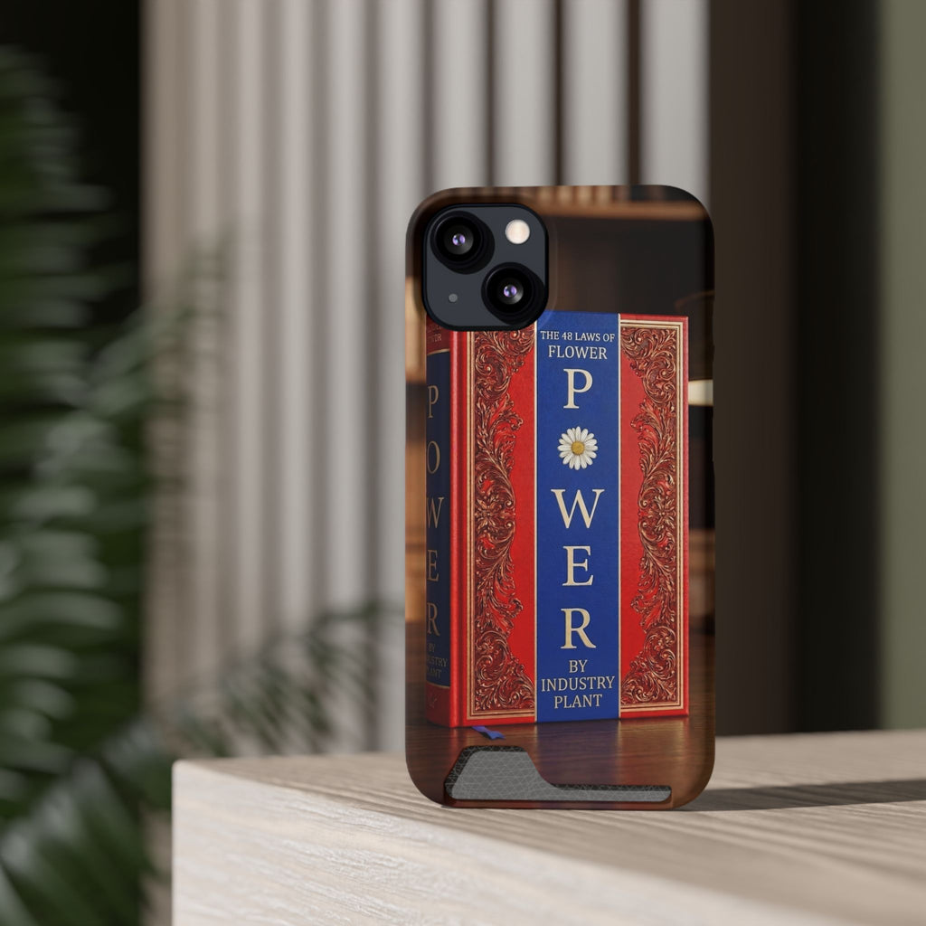 48 LAWS of FLOWER POWER Stylish Phone Case with Card Holder by INDUSTRY PLANT