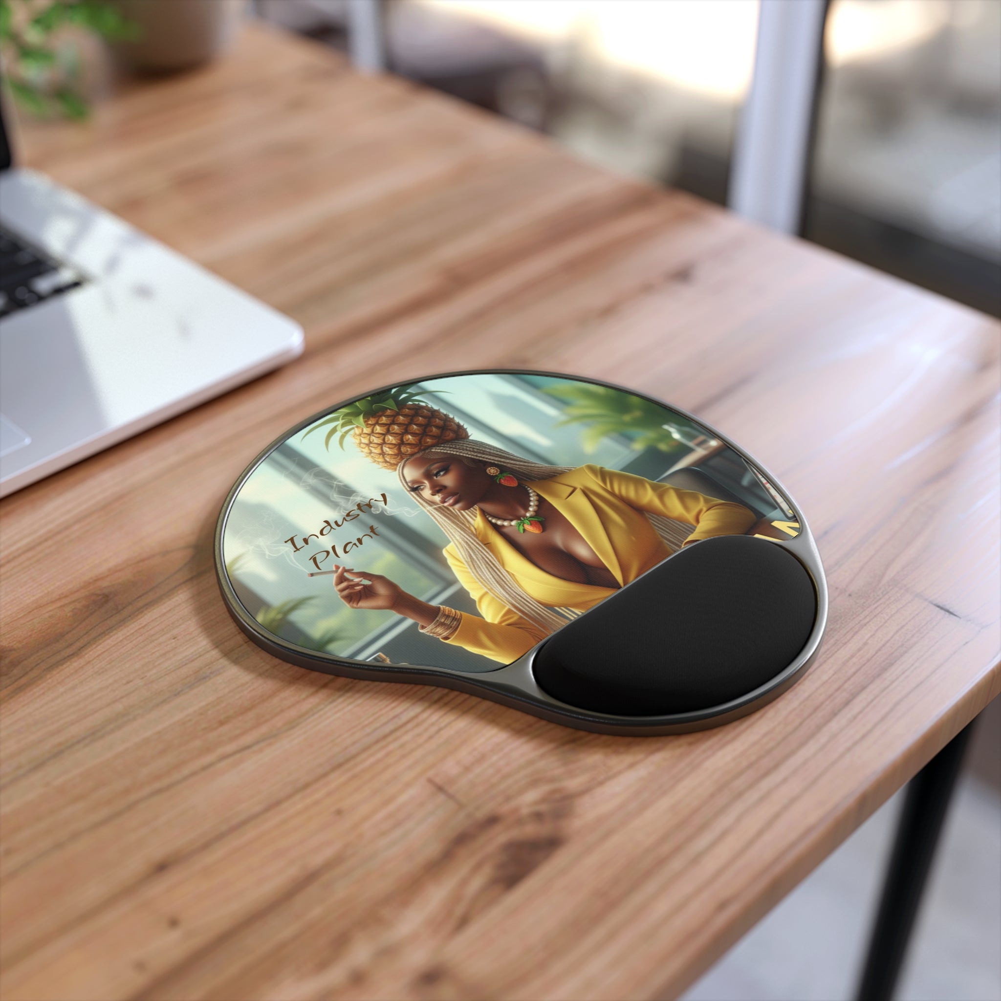 OSHUN EXHALES Creative Mouse Pad with Wrist Rest | Designed by Industry Plant @AutoPaybump