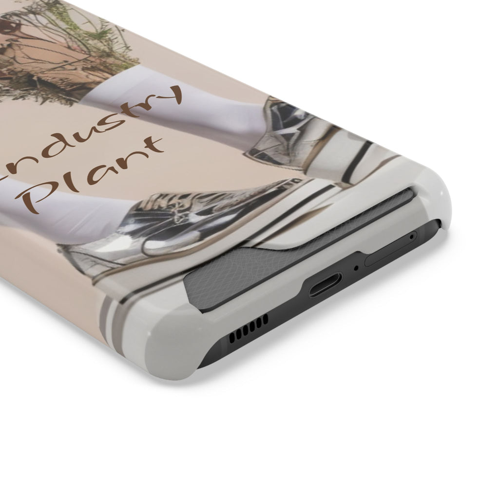 ALWAYS RUNNING ON PLANT POWER Stylish Phone Case with Card Holder by Industry Plant @AutoPaybump