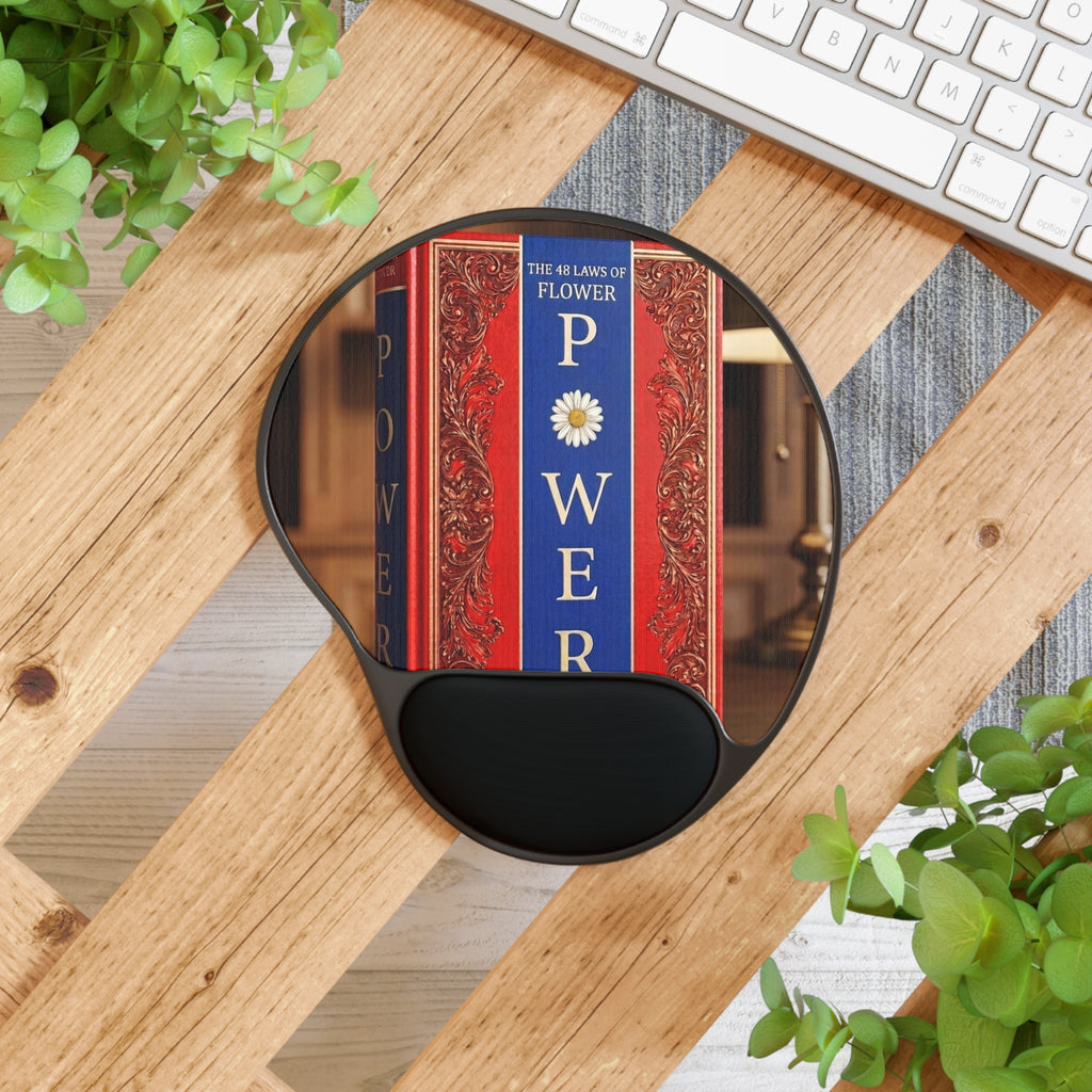 48 LAWS of FLOWER POWER Creative Mouse Pad with Wrist Rest | Designed by INDUSTRY PLANT