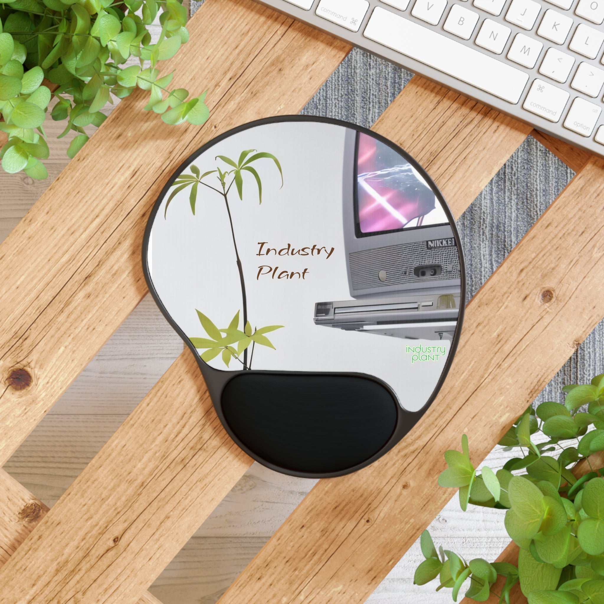 WEED TV Creative Mouse Pad with Wrist Rest | Designed by Industry Plant @AutoPaybump