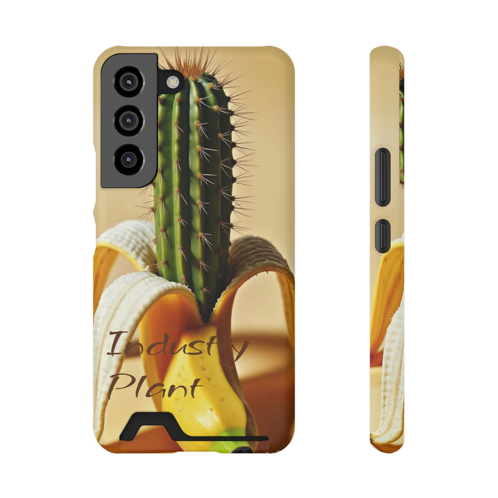 PEEL MY PRICKLED PECKER Stylish Phone Case with Card Holder by Industry Plant @AutoPaybump