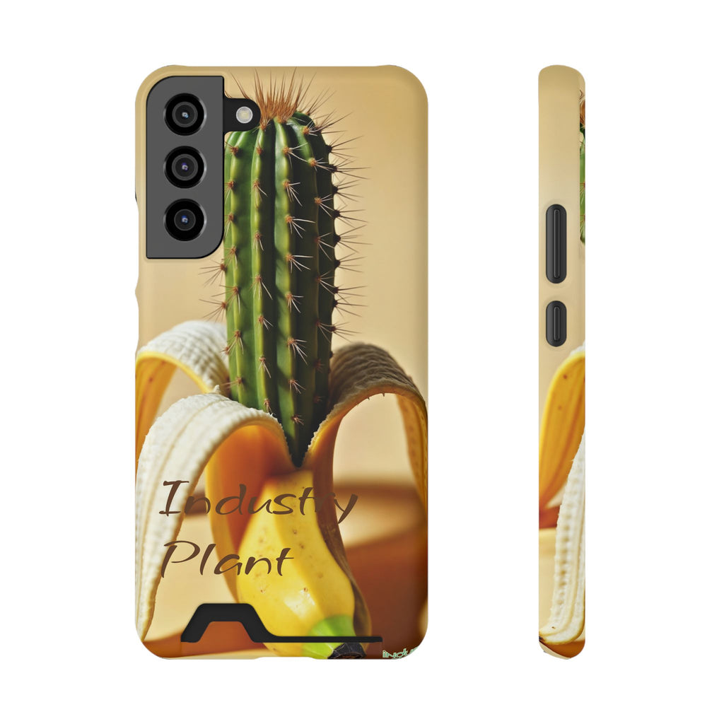 PEEL MY PRICKLED PECKER Stylish Phone Case with Card Holder by Industry Plant @AutoPaybump