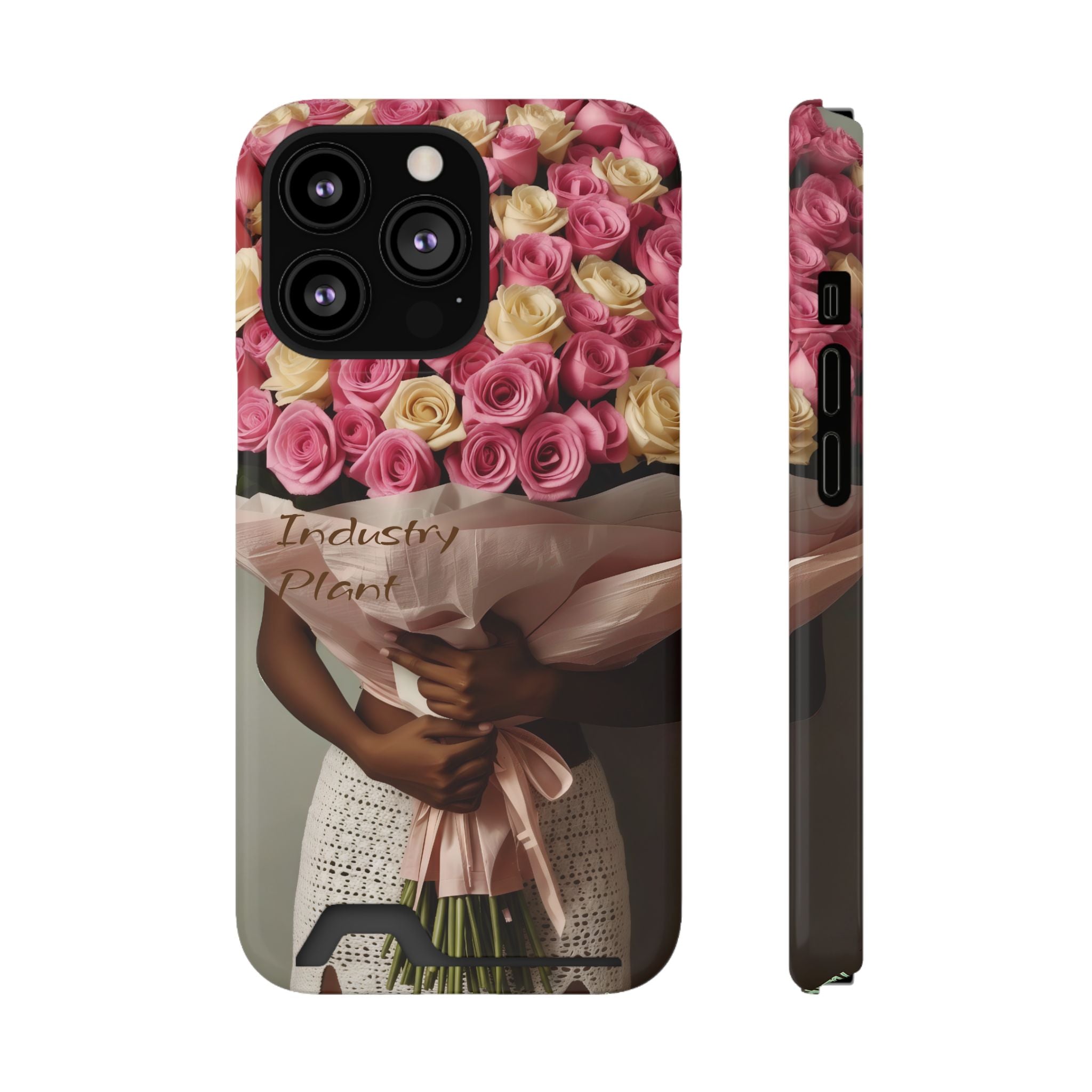 XOXO MS. BLOOMINGDALES PINK Stylish Phone Case with Card Holder by Industry Plant @AutoPaybump