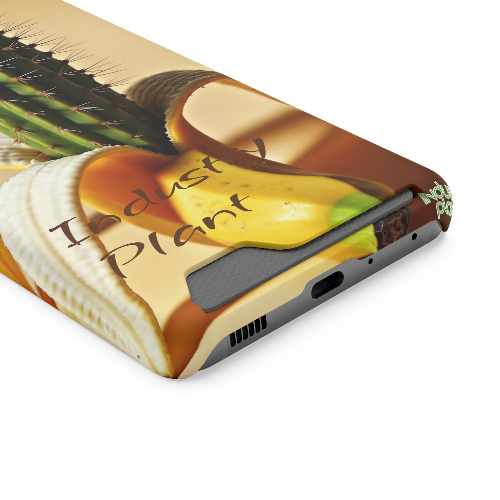 PEEL MY PRICKLED PECKER Stylish Phone Case with Card Holder by Industry Plant @AutoPaybump