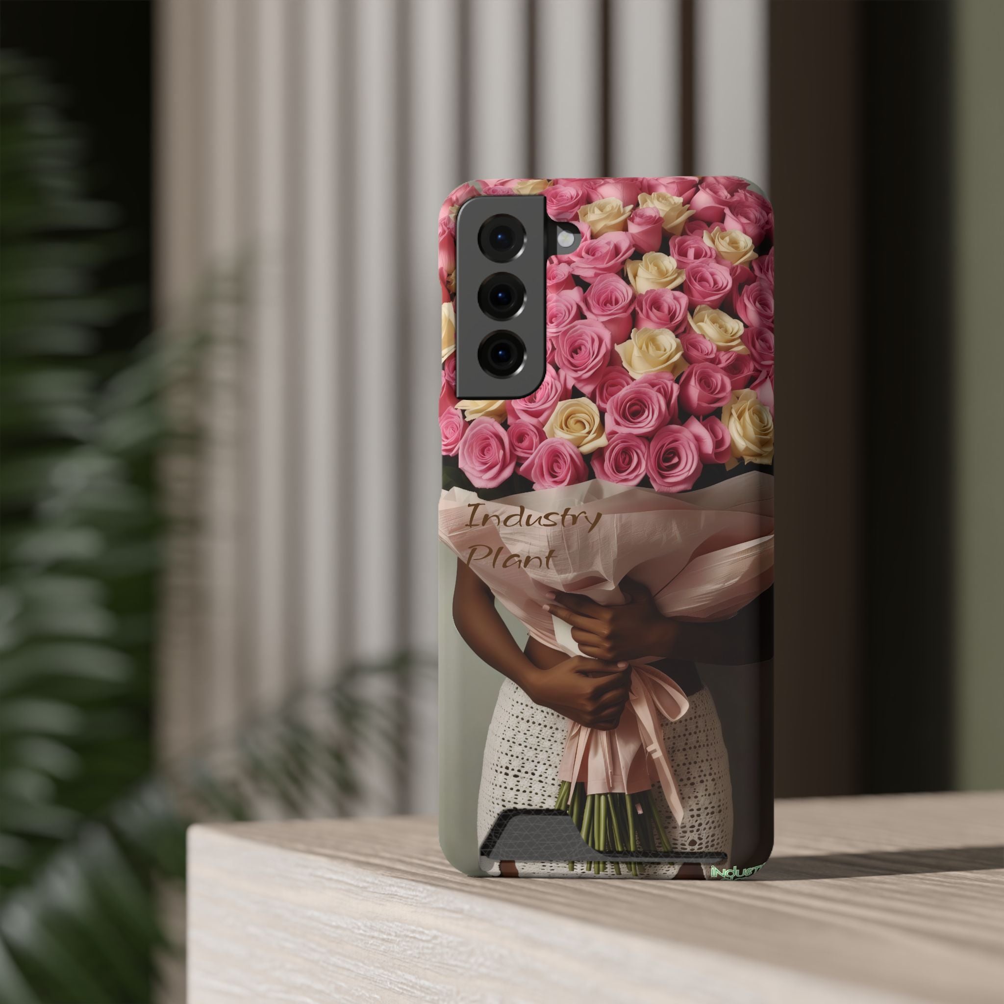 XOXO MS. BLOOMINGDALES PINK Stylish Phone Case with Card Holder by Industry Plant @AutoPaybump