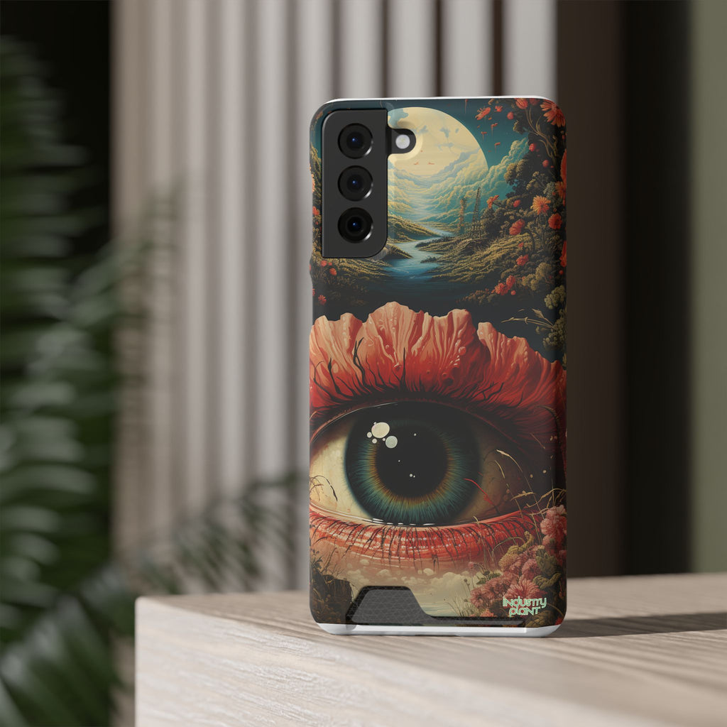 Eye Bloom Here... Stylish Phone Case with Card Holder by INDUSTRY PLANT @AutoPaybump