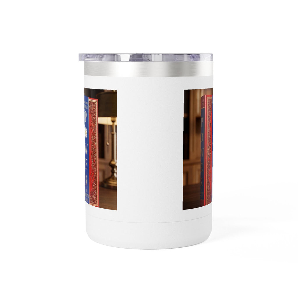 Galvanized Steel 48 LAWS of FLOWER POWER 15oz Coffee Mug Tumbler - #BookTok - Themed Unique Gift for Coffee Lovers by INDUSTRY PLANT