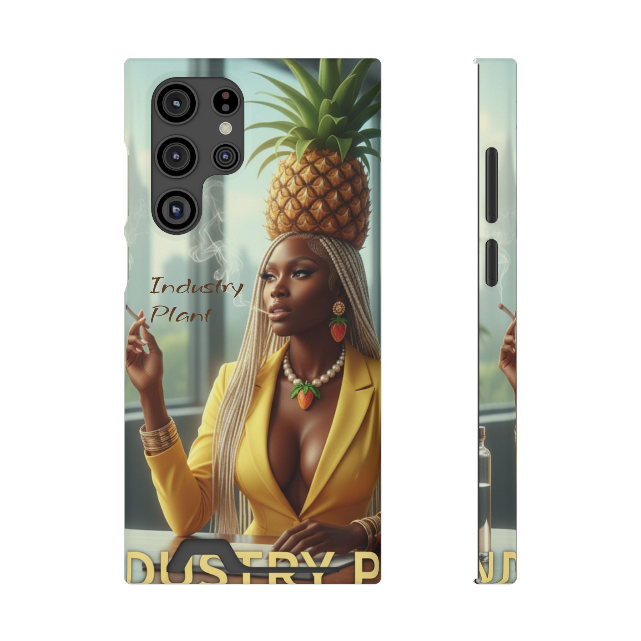 INDUSTRY PLANT Stylish Phone Case with Card Holder by Technically DopeAF @AutoPaybump