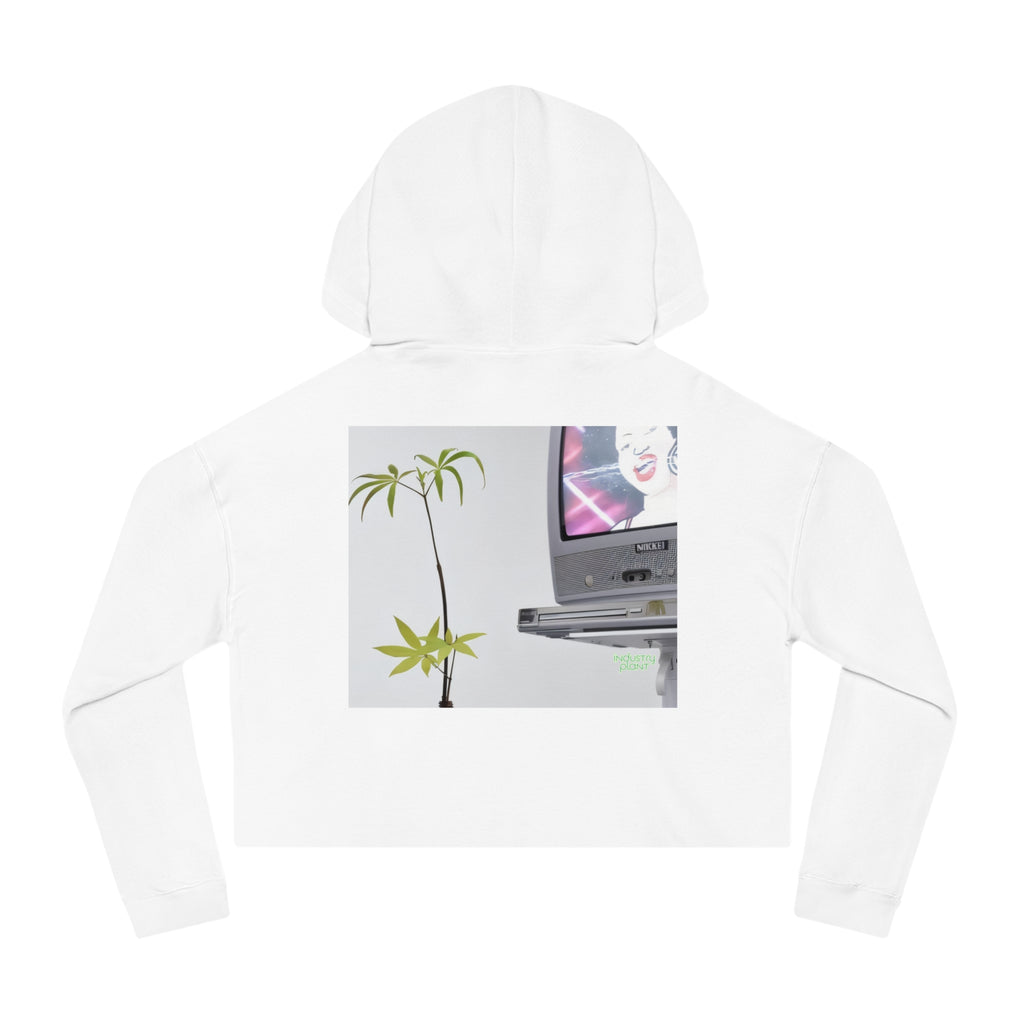 WEED TV Chic Women's Cropped Hoodie by Industry Plant @AutoPaybump