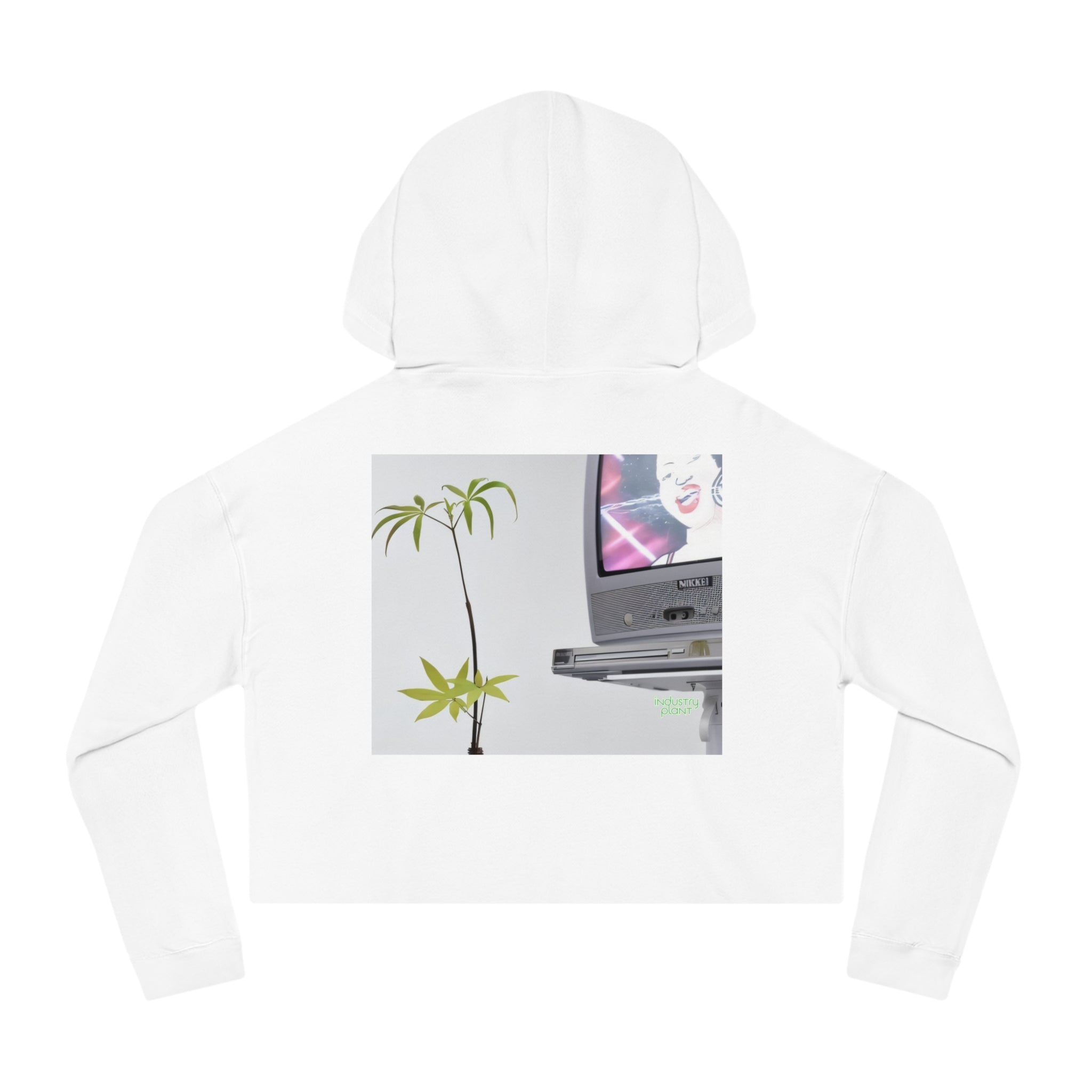 WEED TV Chic Women's Cropped Hoodie by Industry Plant @AutoPaybump