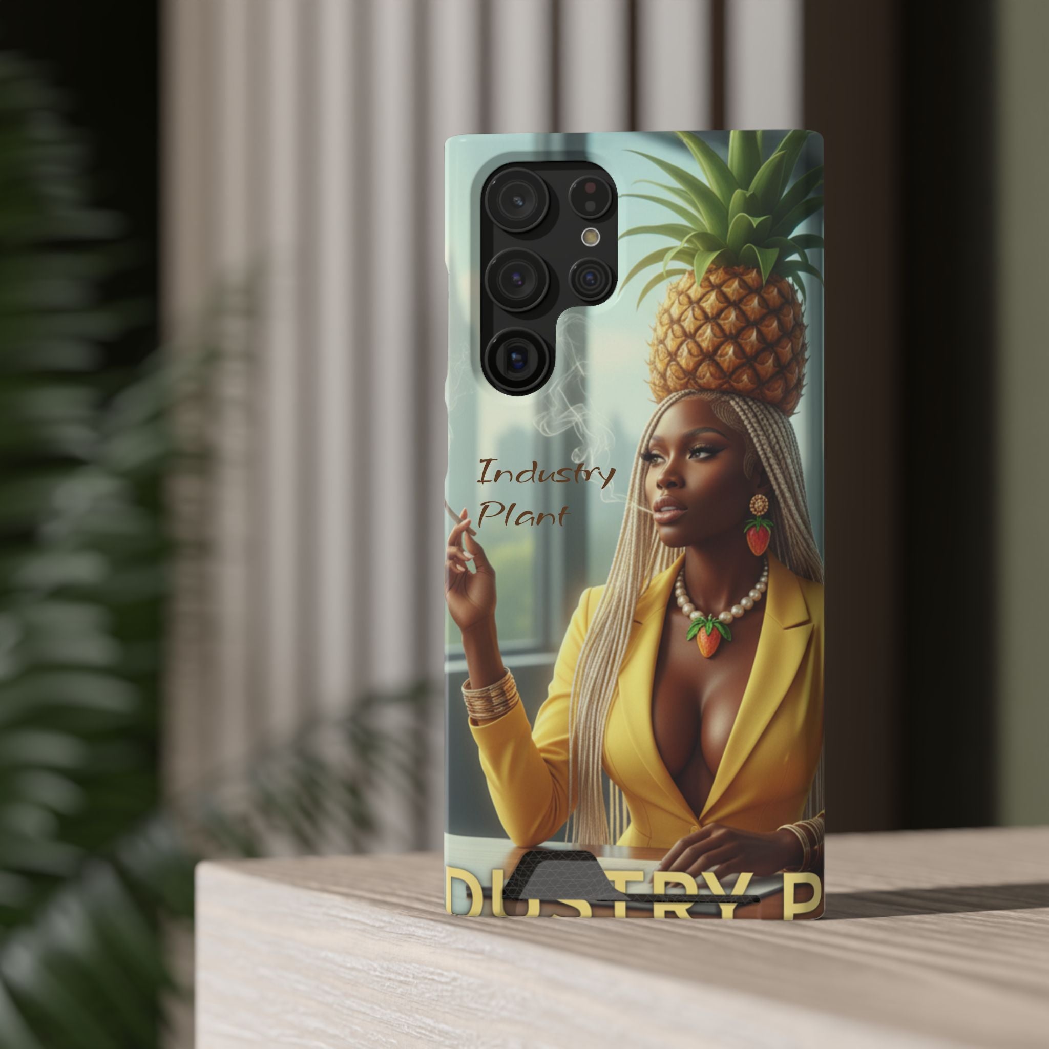 INDUSTRY PLANT Stylish Phone Case with Card Holder by Technically DopeAF @AutoPaybump
