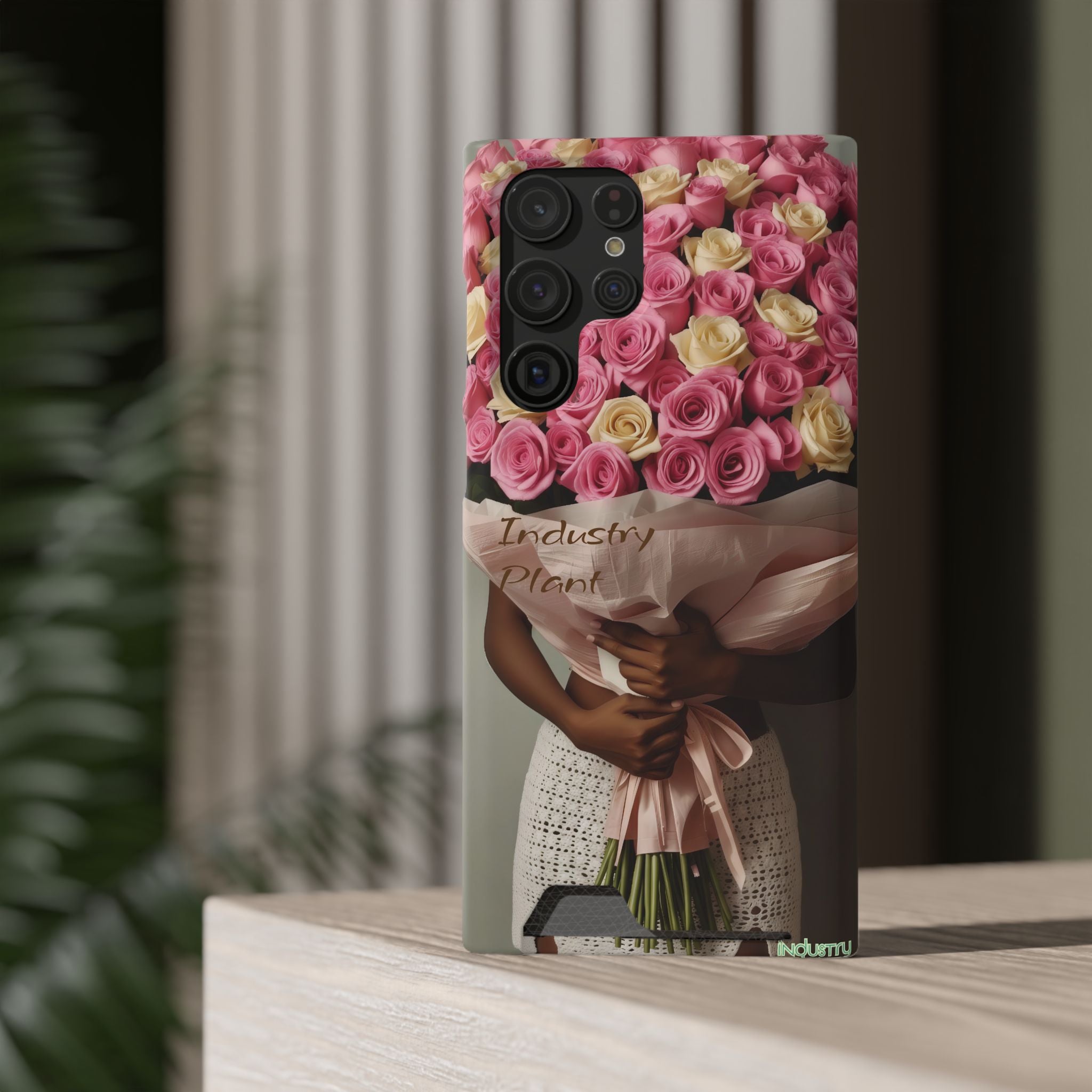 XOXO MS. BLOOMINGDALES PINK Stylish Phone Case with Card Holder by Industry Plant @AutoPaybump