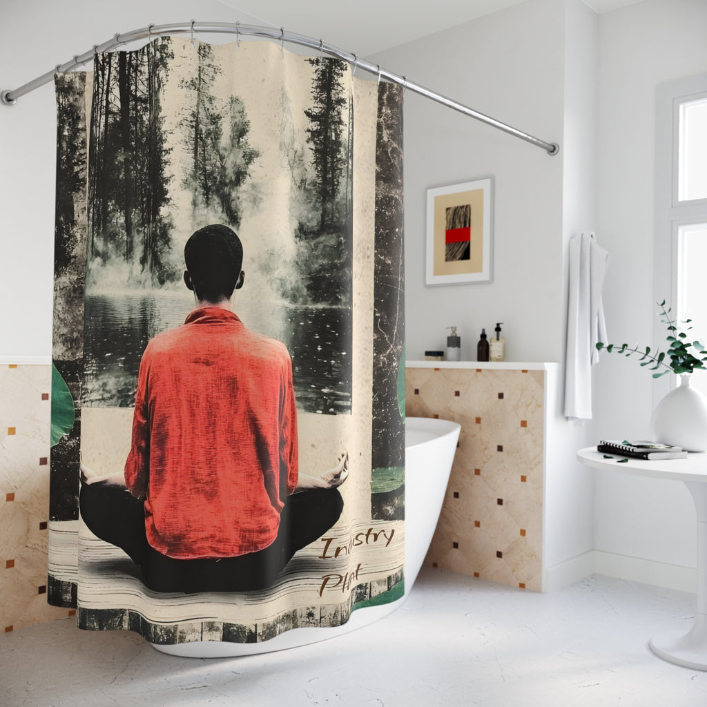 IMMERSIVE NATURE THERAPY Rx Shower Curtain by Industry Plant