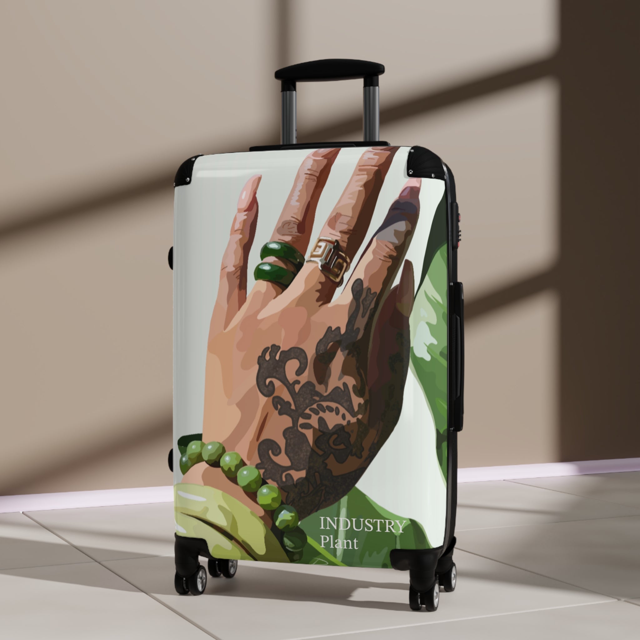 TATTED GREEN THUMB Suitcase by INDUSTRY PLANT by @AutoPaybump