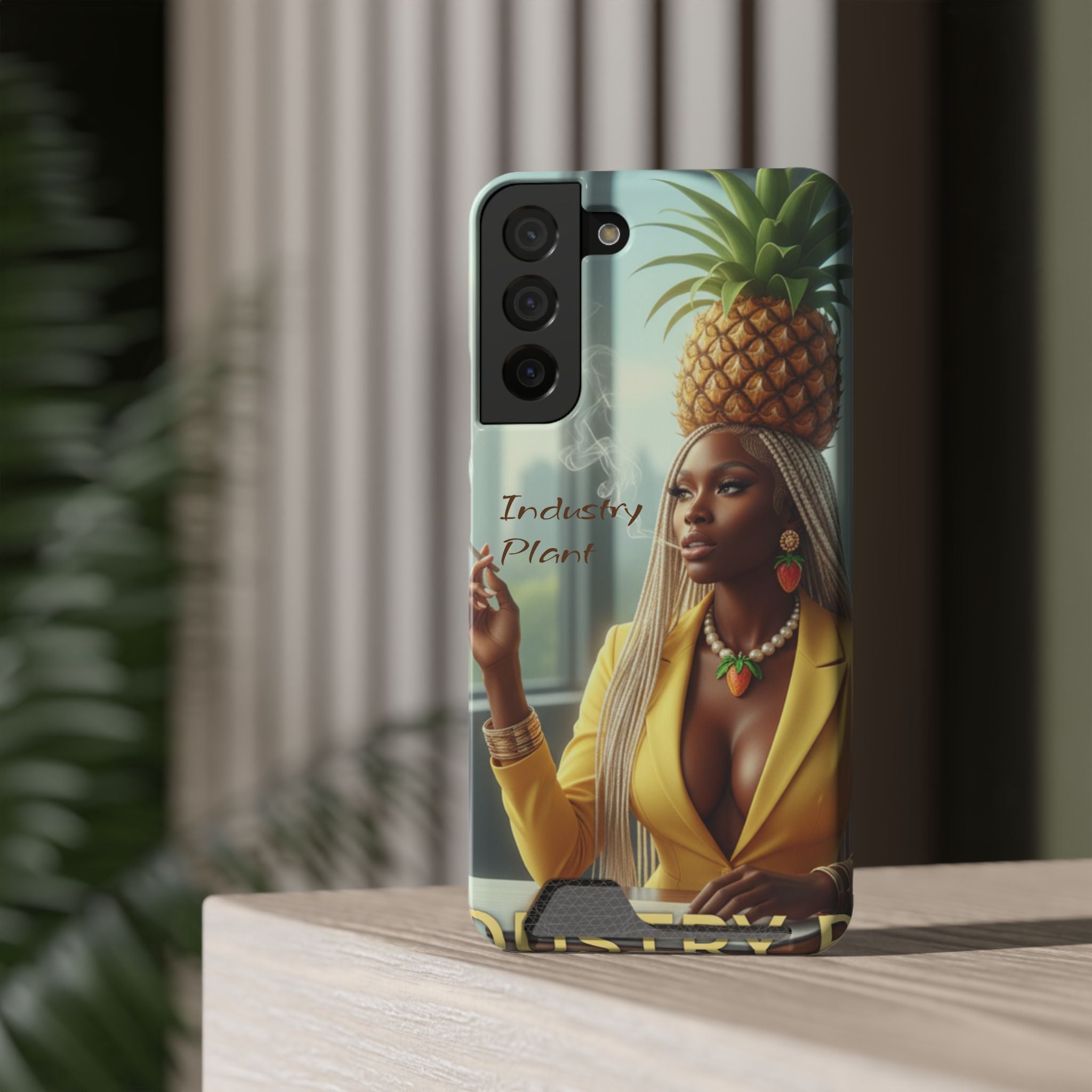 INDUSTRY PLANT Stylish Phone Case with Card Holder by Technically DopeAF @AutoPaybump
