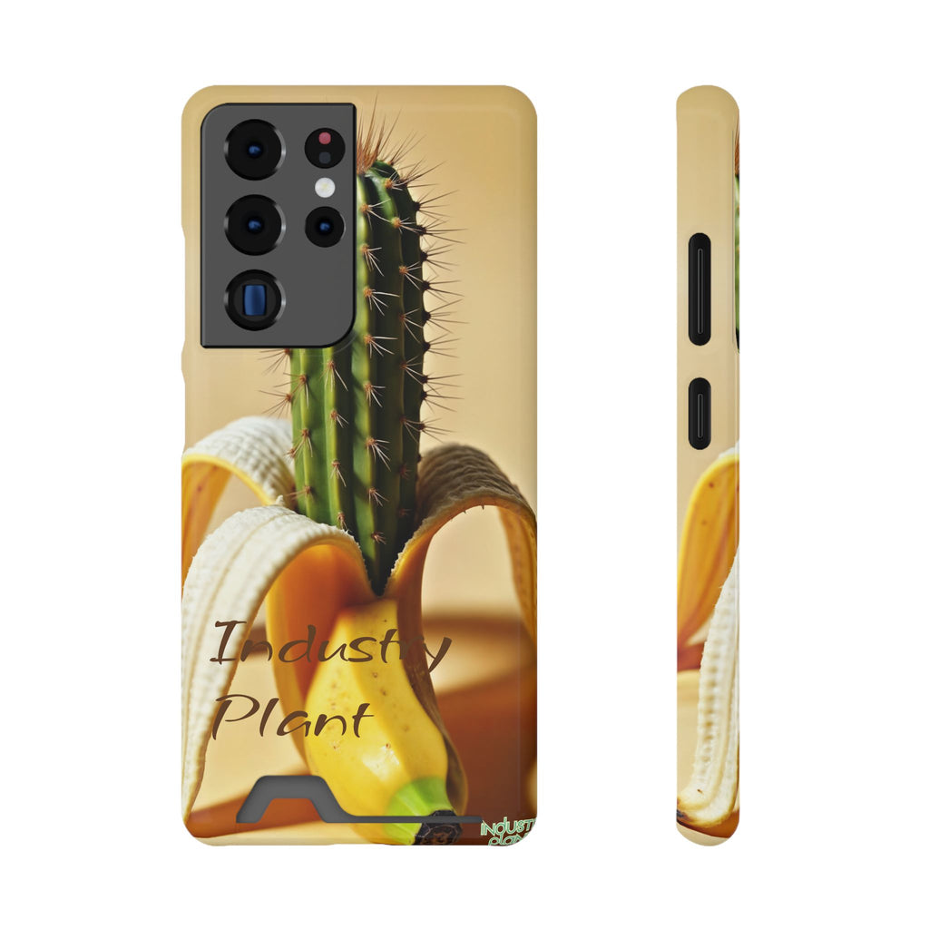 PEEL MY PRICKLED PECKER Stylish Phone Case with Card Holder by Industry Plant @AutoPaybump