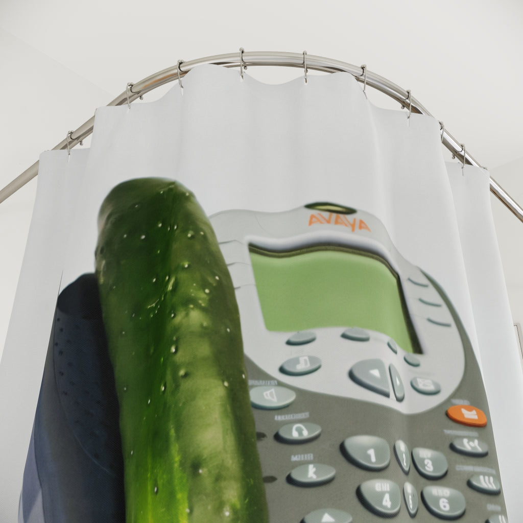 OUR FRESH NEW #GOGREEN CTA Shower Curtain by Industry Plant