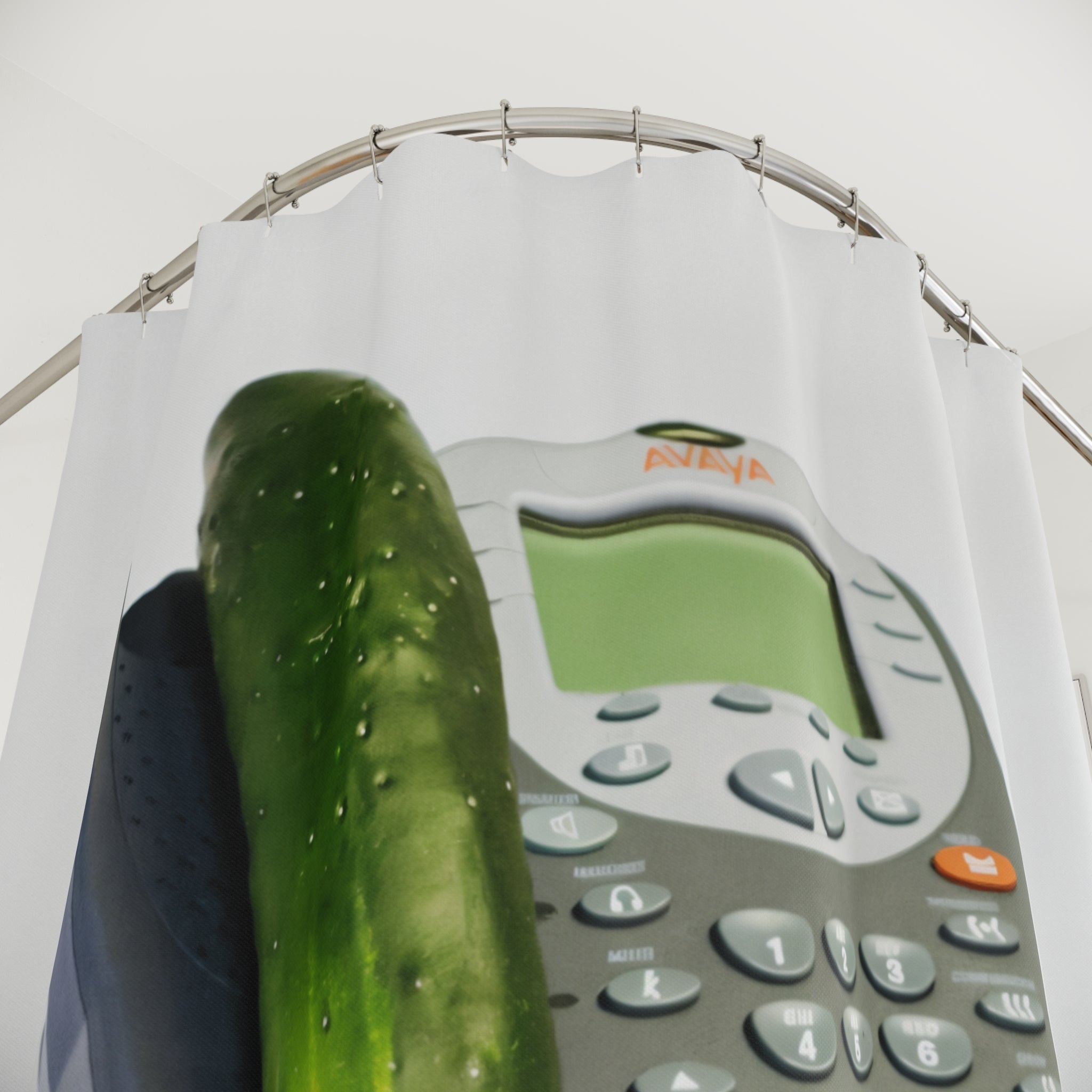 OUR FRESH NEW #GOGREEN CTA Shower Curtain by Industry Plant