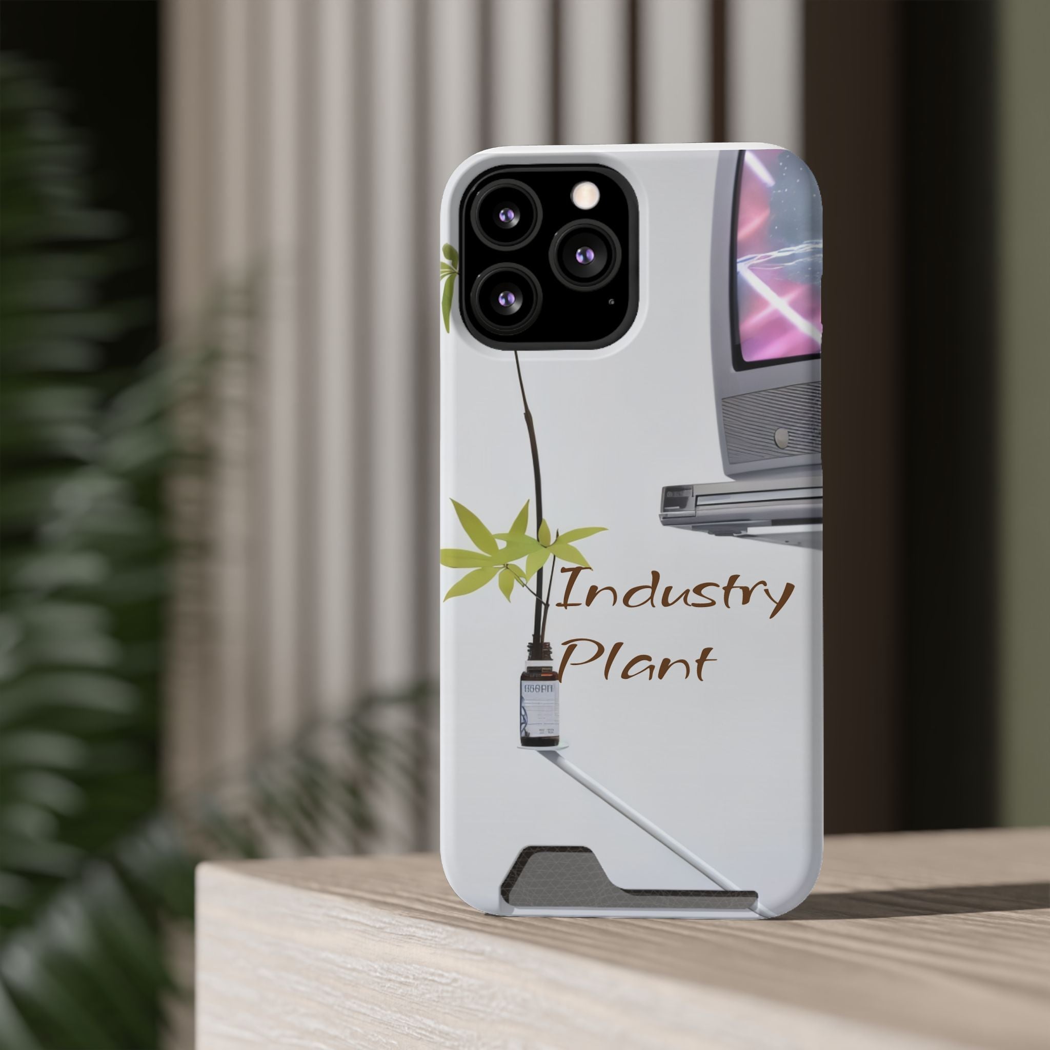 WEED TV Stylish Phone Case with Card Holder by Industry Plant @AutoPaybump