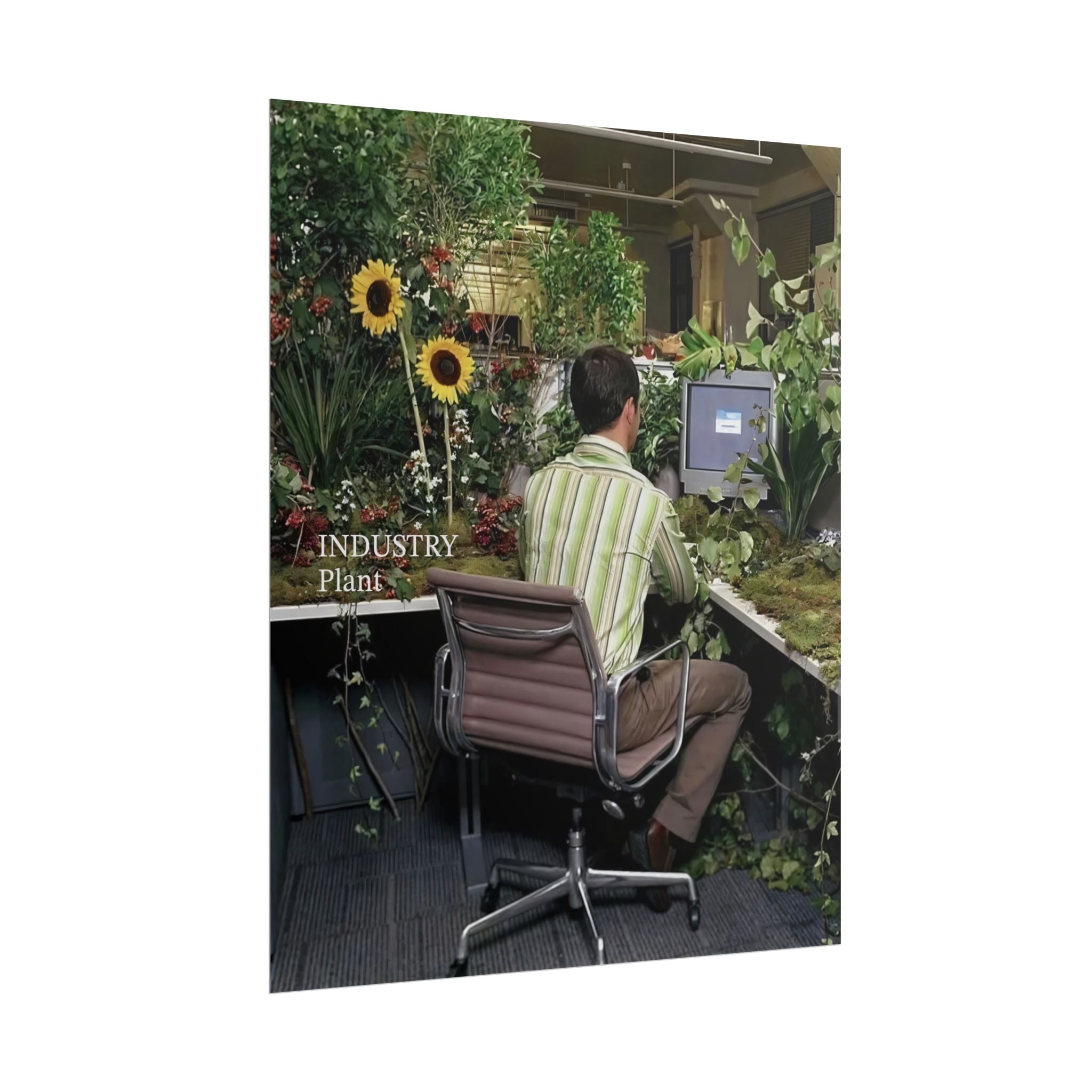 YOU'VE OUTGROWN THIS DAMN JOB!!! Fine Art Poster — Office Garden Fine Art Print by Industry Plant @AutoPaybump
