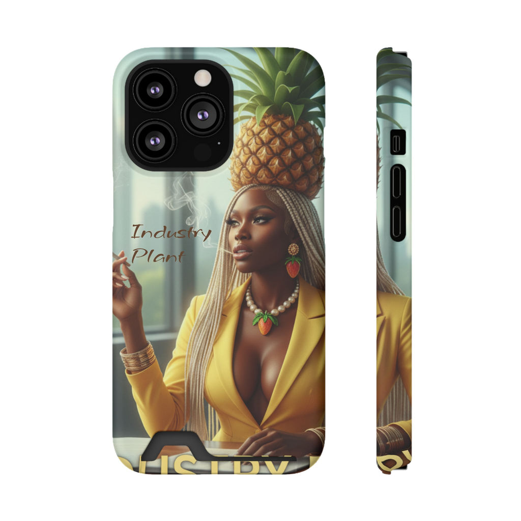 INDUSTRY PLANT Stylish Phone Case with Card Holder by Technically DopeAF @AutoPaybump