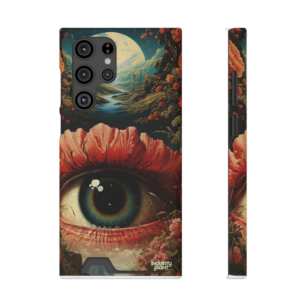 Eye Bloom Here... Stylish Phone Case with Card Holder by INDUSTRY PLANT @AutoPaybump