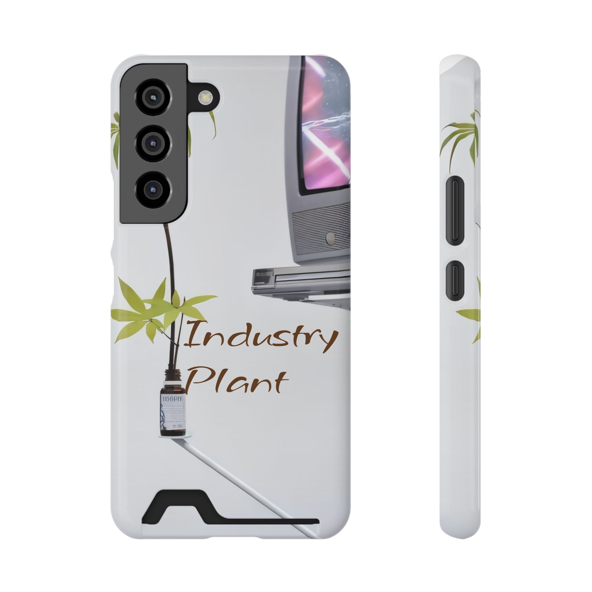 WEED TV Stylish Phone Case with Card Holder by Industry Plant @AutoPaybump