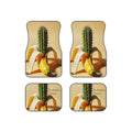 PEEL MY PRICKLED PECKER Unique Art Car Mats (Set of 4) - Stylish & Edgy Design by Industry Plant @AutoPaybump
