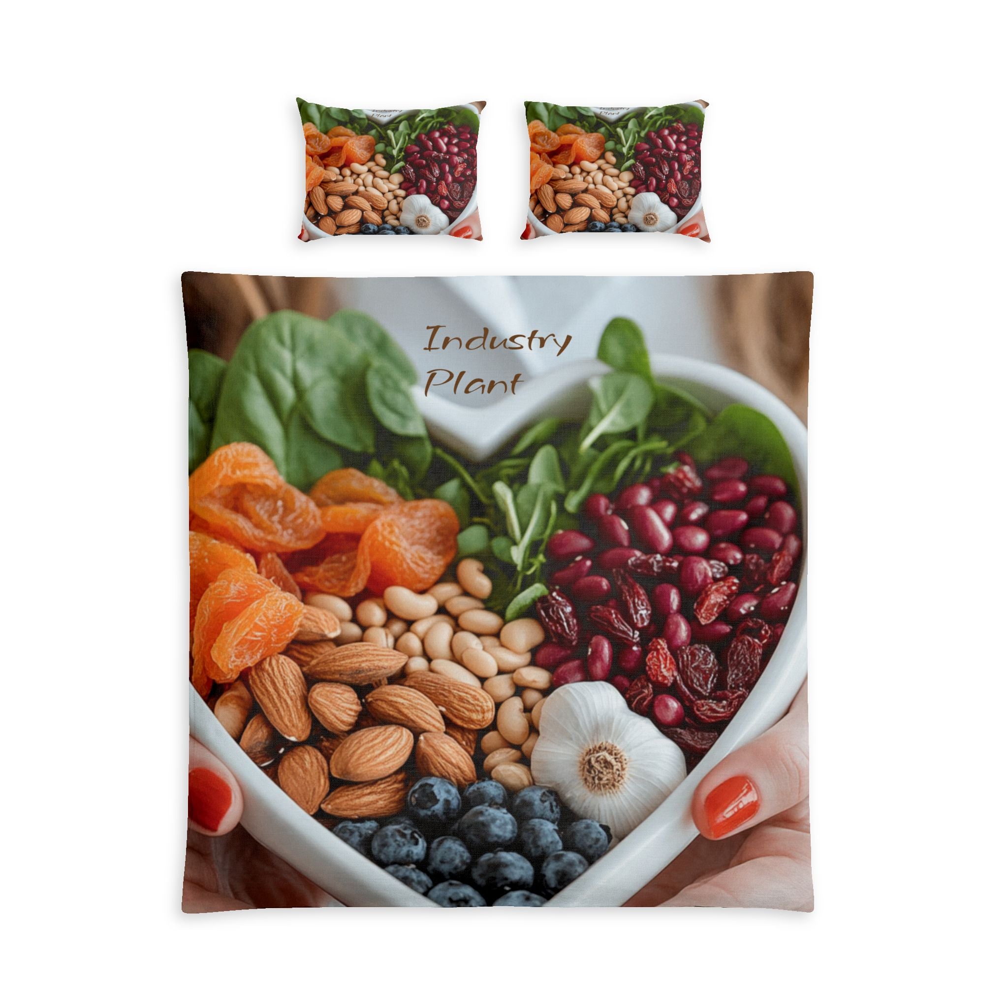 QUEEN of HEALTHY HEARTS Cotton Bed Set by Industry Plant @AutoPaybump