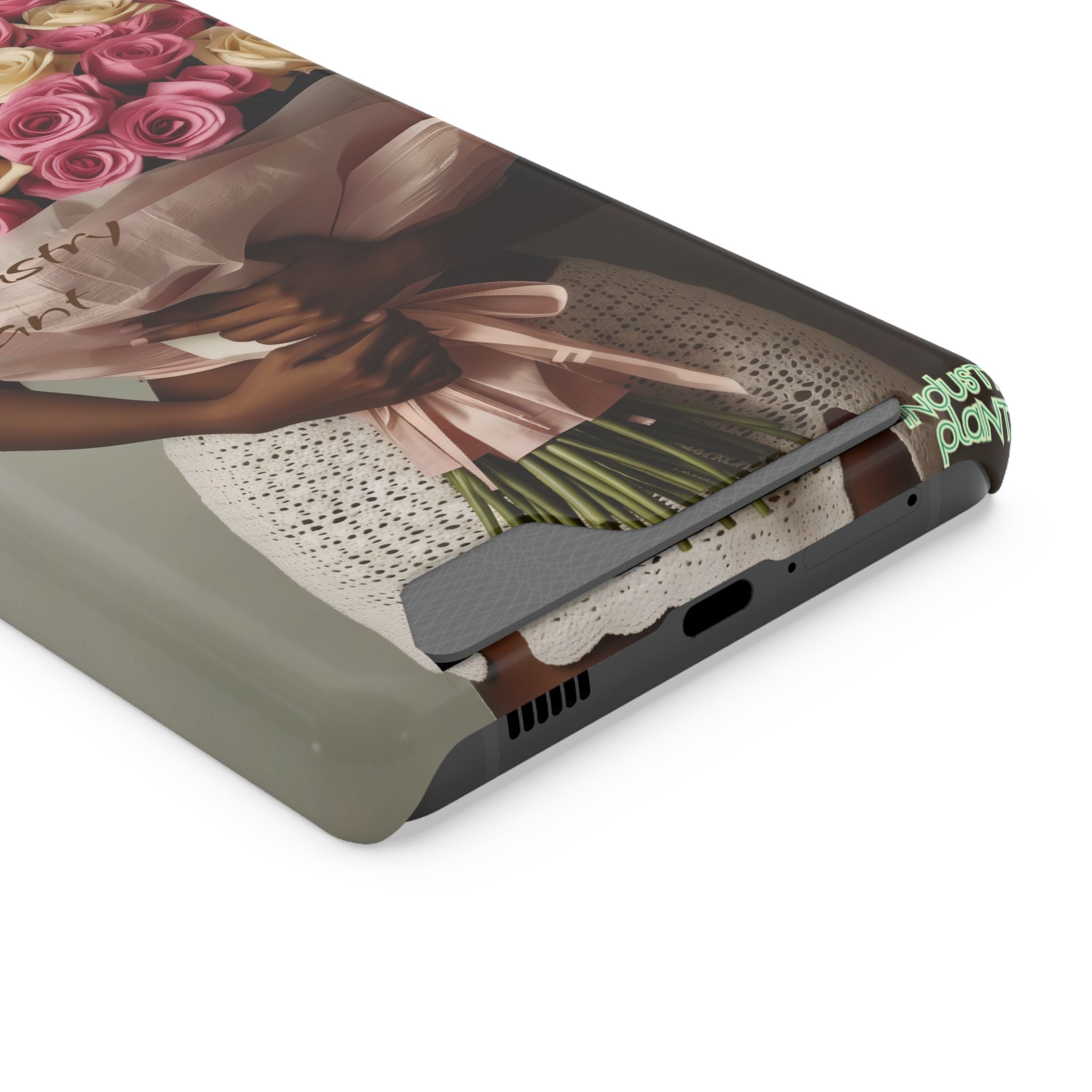 XOXO MS. BLOOMINGDALES PINK Stylish Phone Case with Card Holder by Industry Plant @AutoPaybump