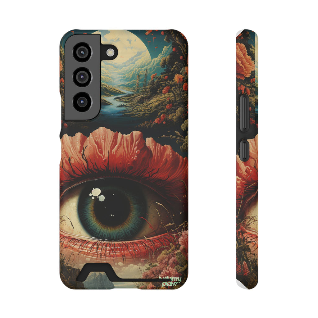 Eye Bloom Here... Stylish Phone Case with Card Holder by INDUSTRY PLANT @AutoPaybump