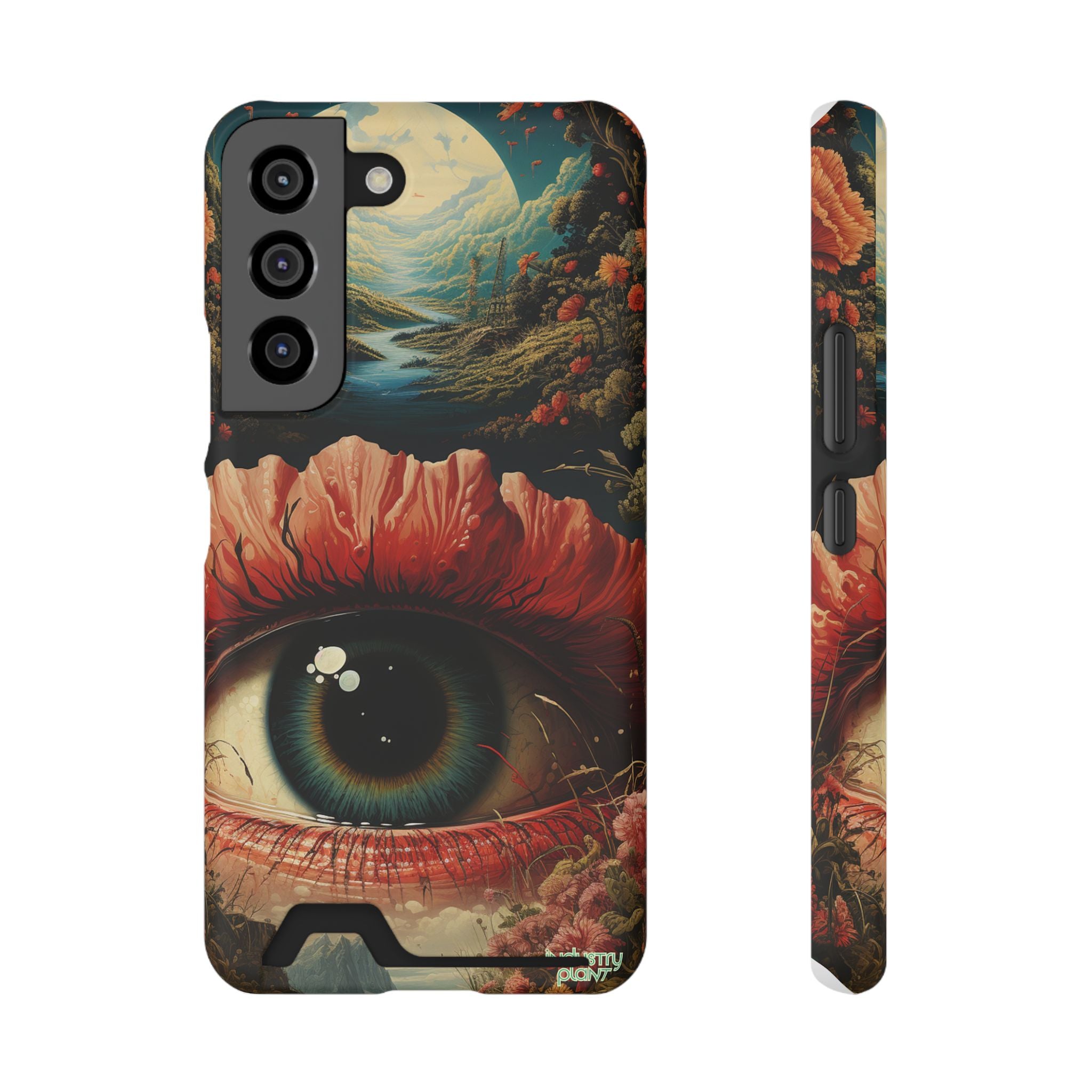 Eye Bloom Here... Stylish Phone Case with Card Holder by INDUSTRY PLANT @AutoPaybump
