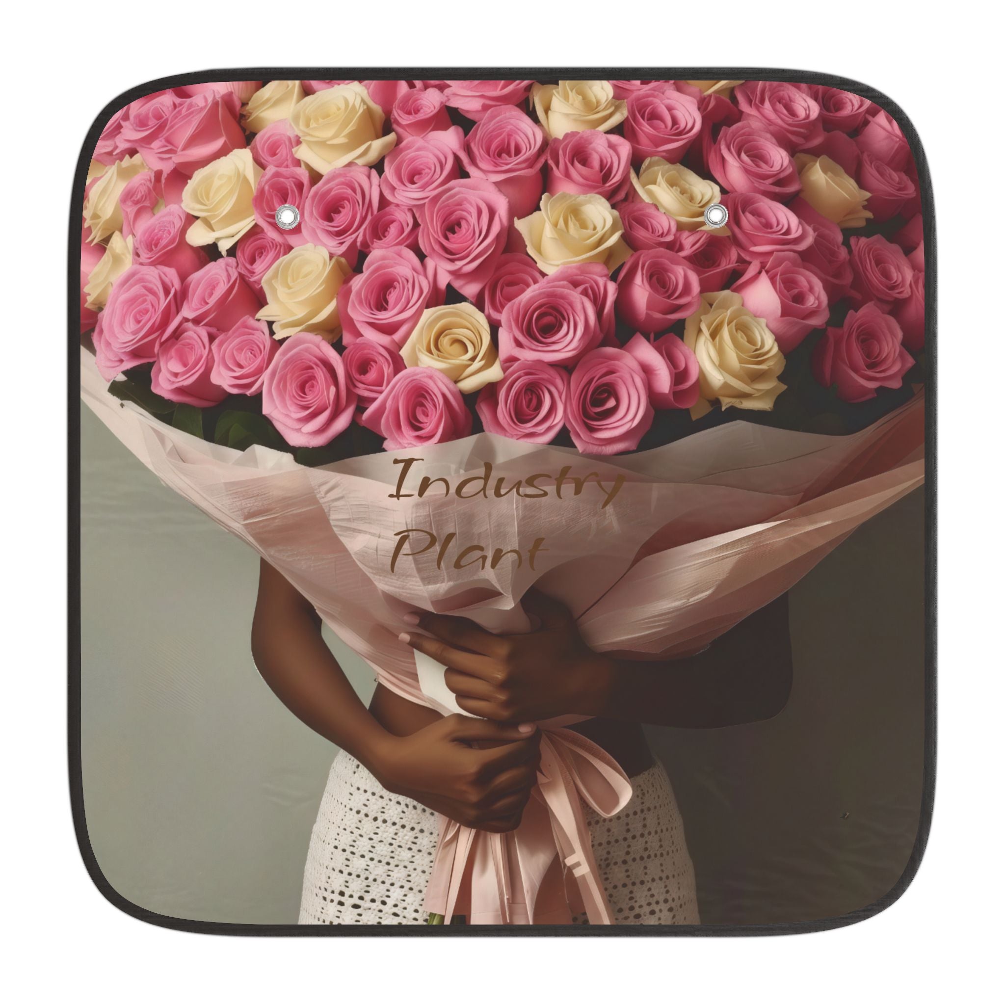 XOXO MS. BLOOMINGDALES PINK - Stylish & Edgy Car Sun Shades - Perfect for Summer Road Trips - Designed by Industry Plant @AutoPaybump