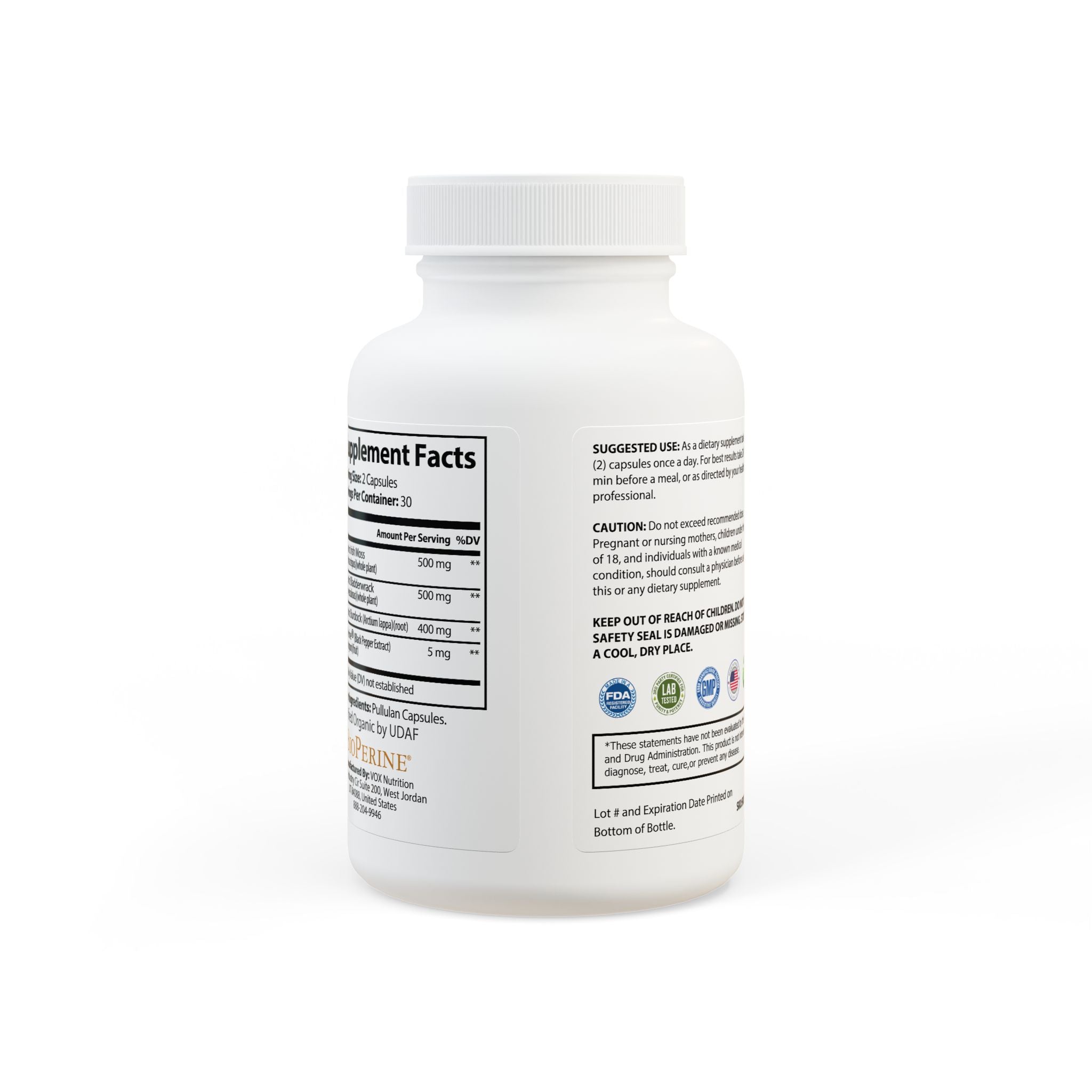 INDUSTRY PLANT Sea Moss Supplement (60 Capsules)