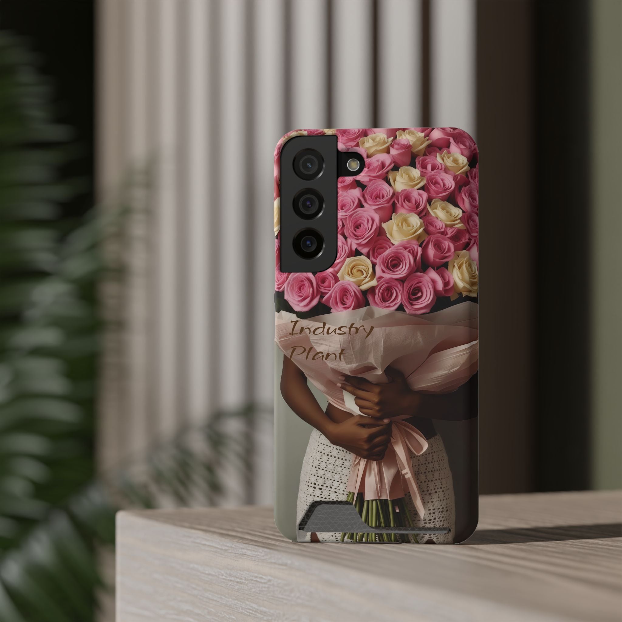 XOXO MS. BLOOMINGDALES PINK Stylish Phone Case with Card Holder by Industry Plant @AutoPaybump