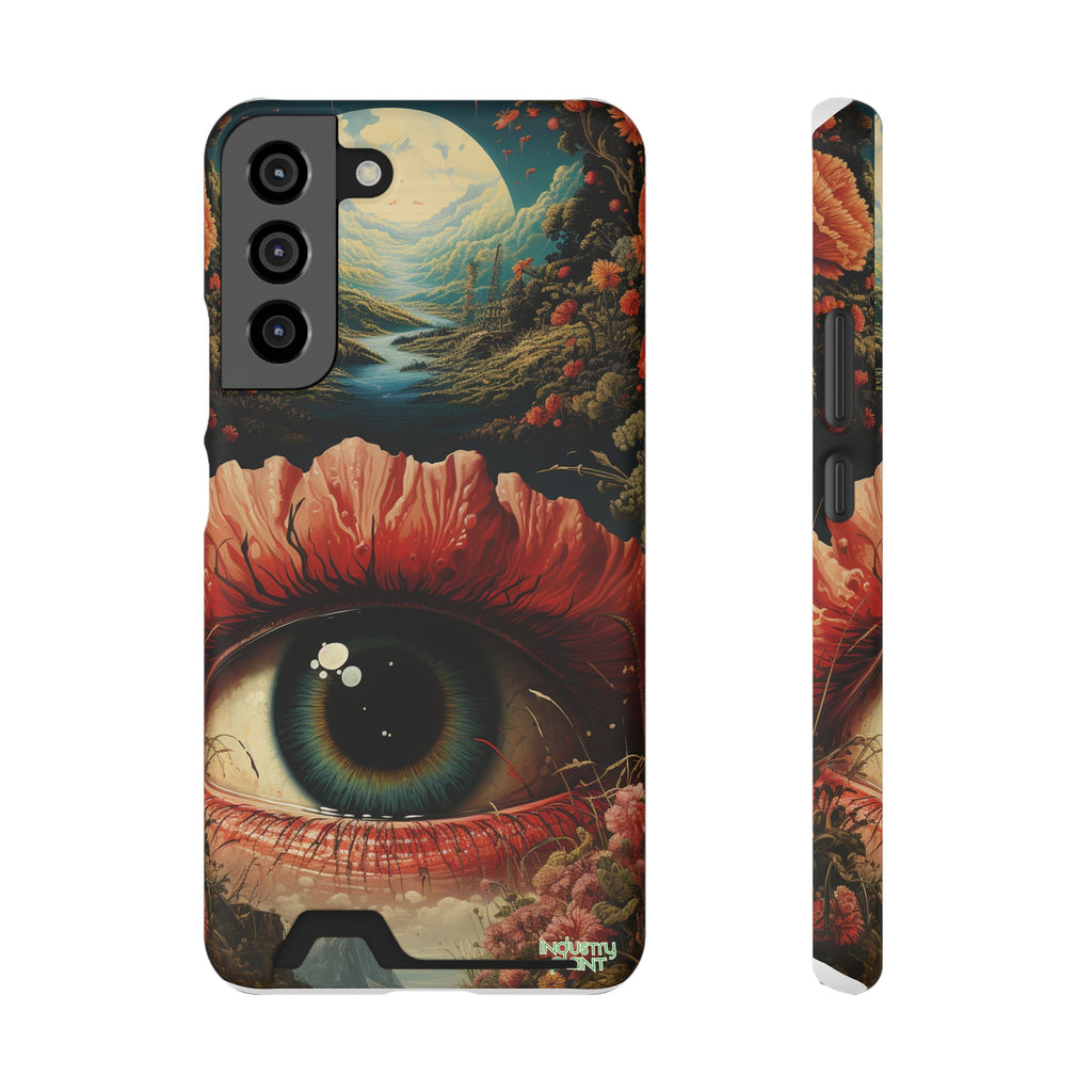 Eye Bloom Here... Stylish Phone Case with Card Holder by INDUSTRY PLANT @AutoPaybump