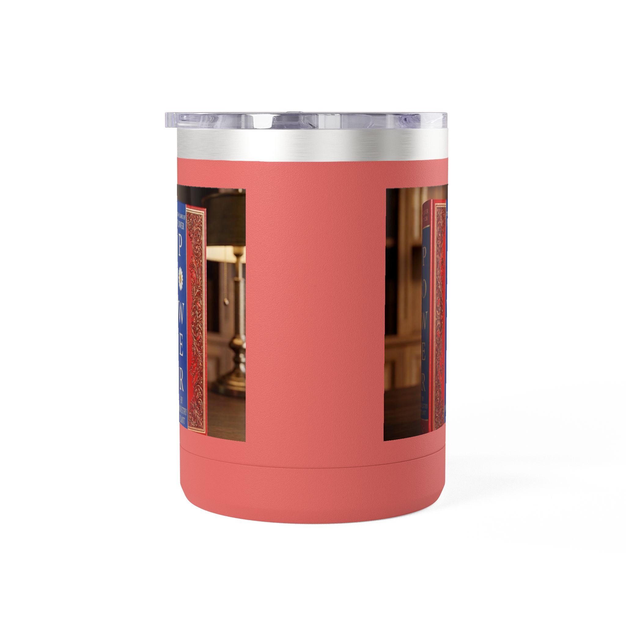 Galvanized Steel 48 LAWS of FLOWER POWER 15oz Coffee Mug Tumbler - #BookTok - Themed Unique Gift for Coffee Lovers by INDUSTRY PLANT
