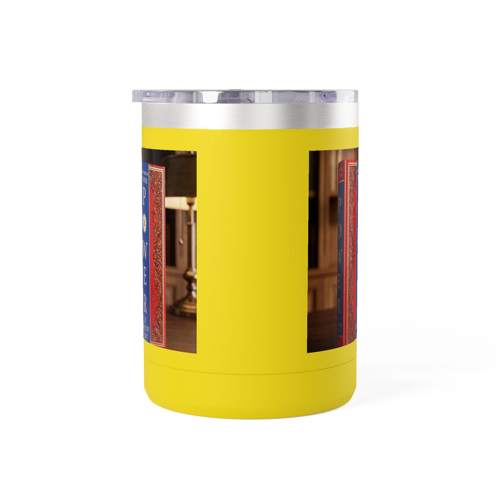 Galvanized Steel 48 LAWS of FLOWER POWER 15oz Coffee Mug Tumbler - #BookTok - Themed Unique Gift for Coffee Lovers by INDUSTRY PLANT