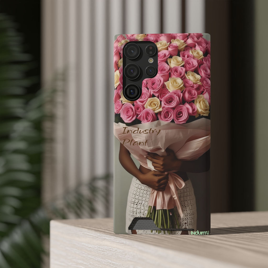 XOXO MS. BLOOMINGDALES PINK Stylish Phone Case with Card Holder by Industry Plant @AutoPaybump