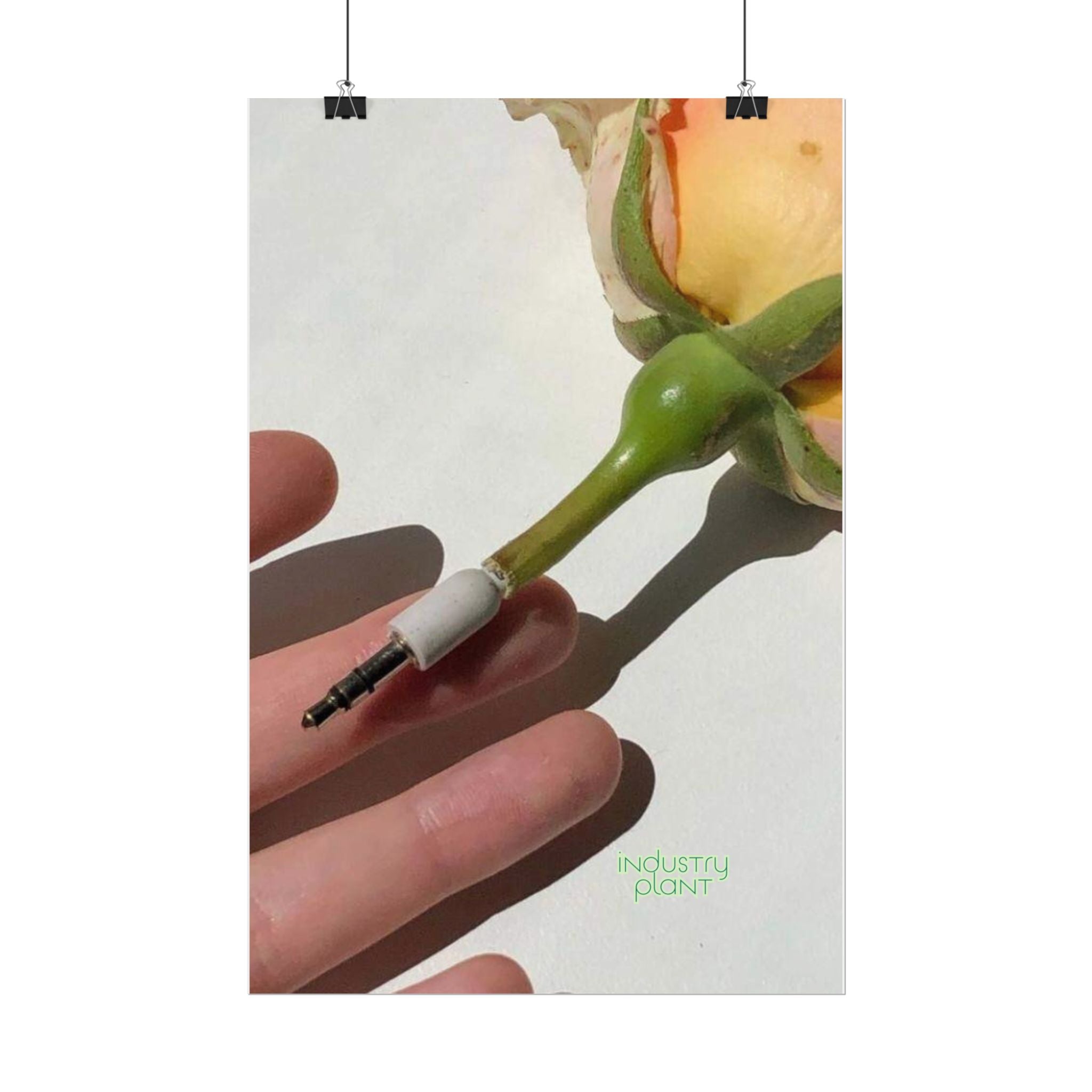 FLOWER POWER ANTHEM PEN Fine Art Poster — Surreal Floral Ballpoint Pen Fine Art Print by INDUSTRY PLANT @AutoPaybump