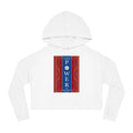 48 LAWS of FLOWER POWER Cropped Hoodie — 'Flower Power' Retro Daisy Graphic Sweatshirt by Industry Plant