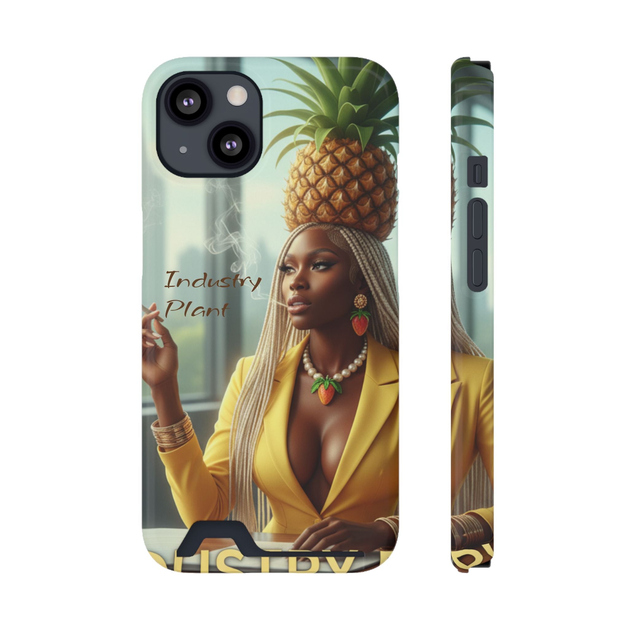 INDUSTRY PLANT Stylish Phone Case with Card Holder by Technically DopeAF @AutoPaybump