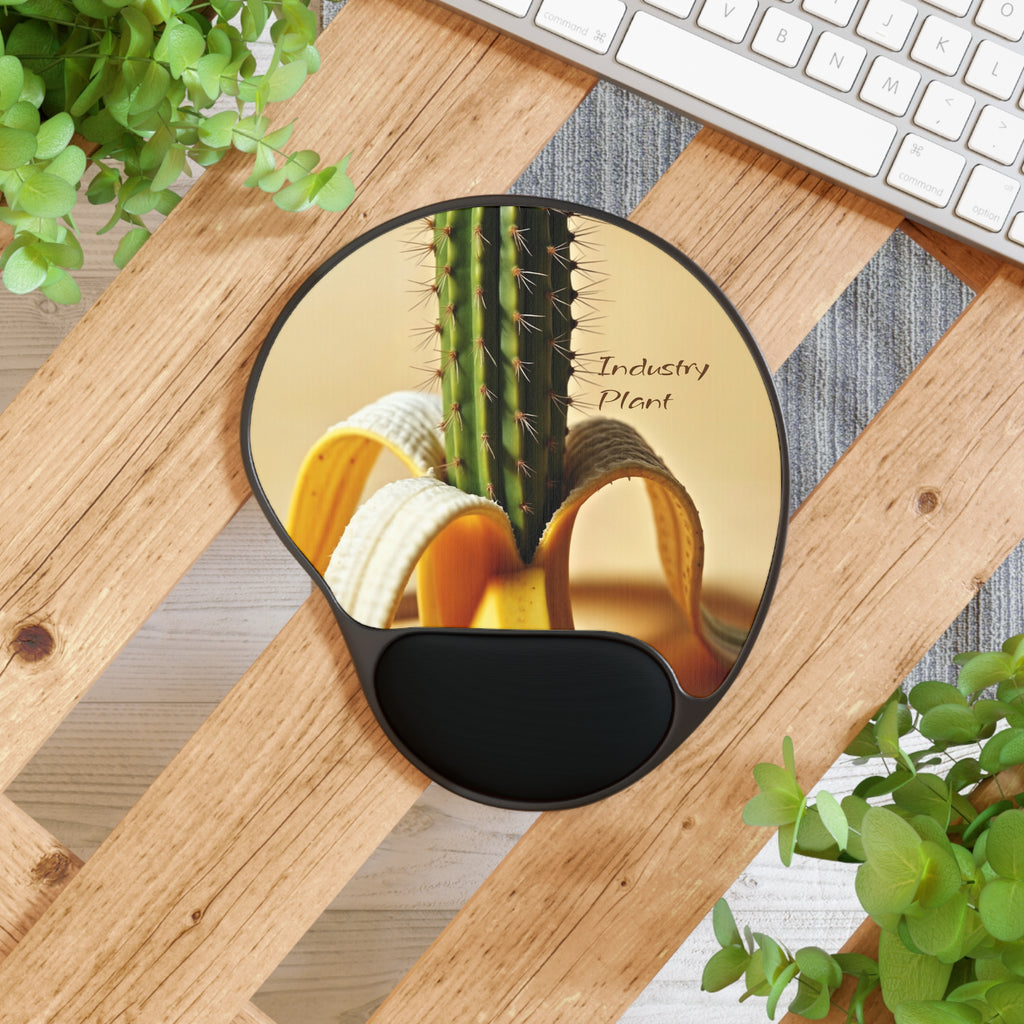 PEEL MY PRICKLED PECKER Creative Mouse Pad with Wrist Rest | Designed by Industry Plant @AutoPaybump
