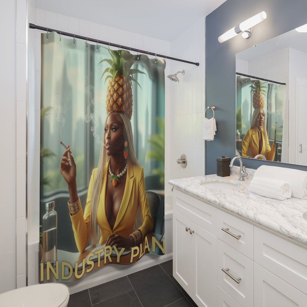 OSHUN EXHALES Shower Curtain by Industry Plant @AutoPaybump