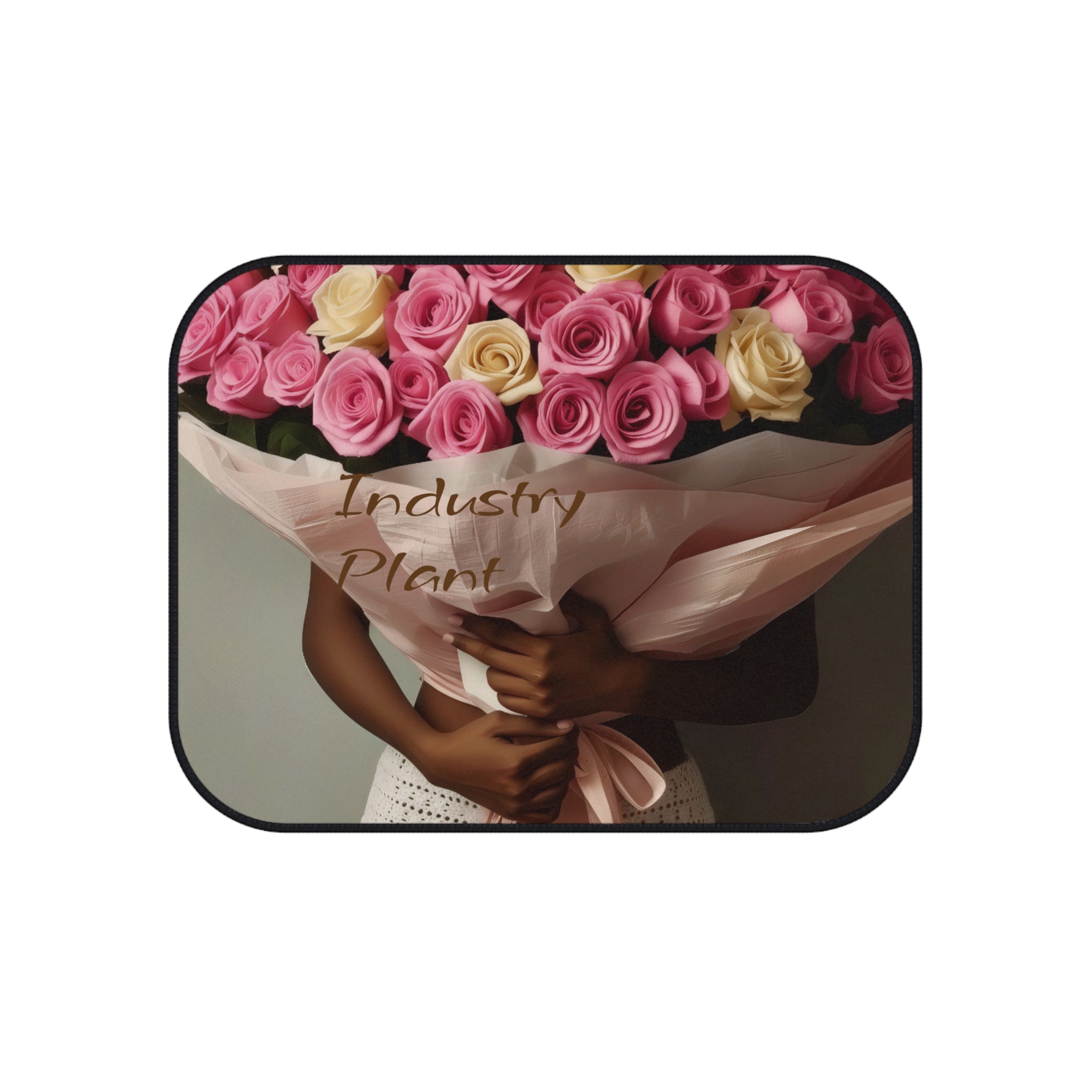 XOXO MS. BLOOMINGDALES PINK Unique Art Car Mats (Set of 4) - Stylish & Edgy Design by Industry Plant @AutoPaybump