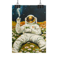 ASTRO STONER Fine Art Astronaut Poster — Retro Space Fine Art Print BY INDUSTRY PLANT @AutoPaybump