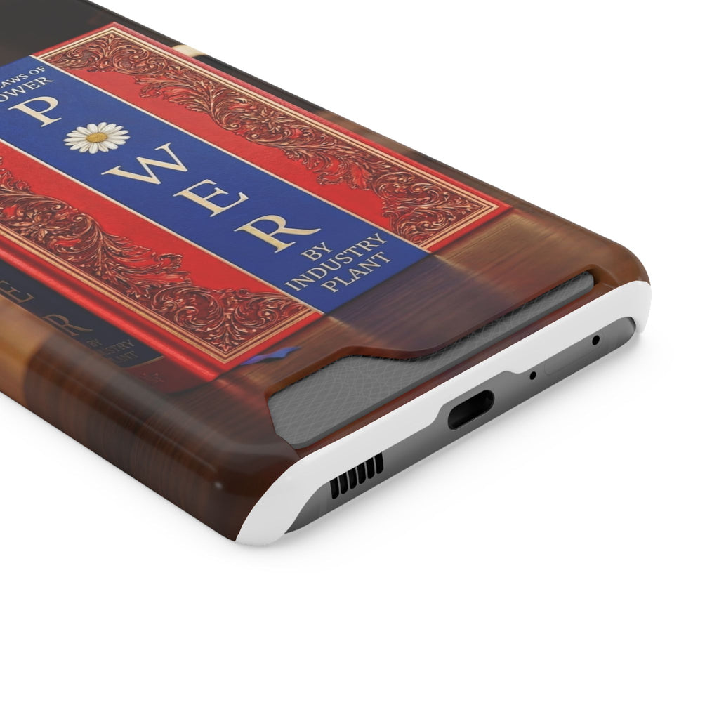 48 LAWS of FLOWER POWER Stylish Phone Case with Card Holder by INDUSTRY PLANT