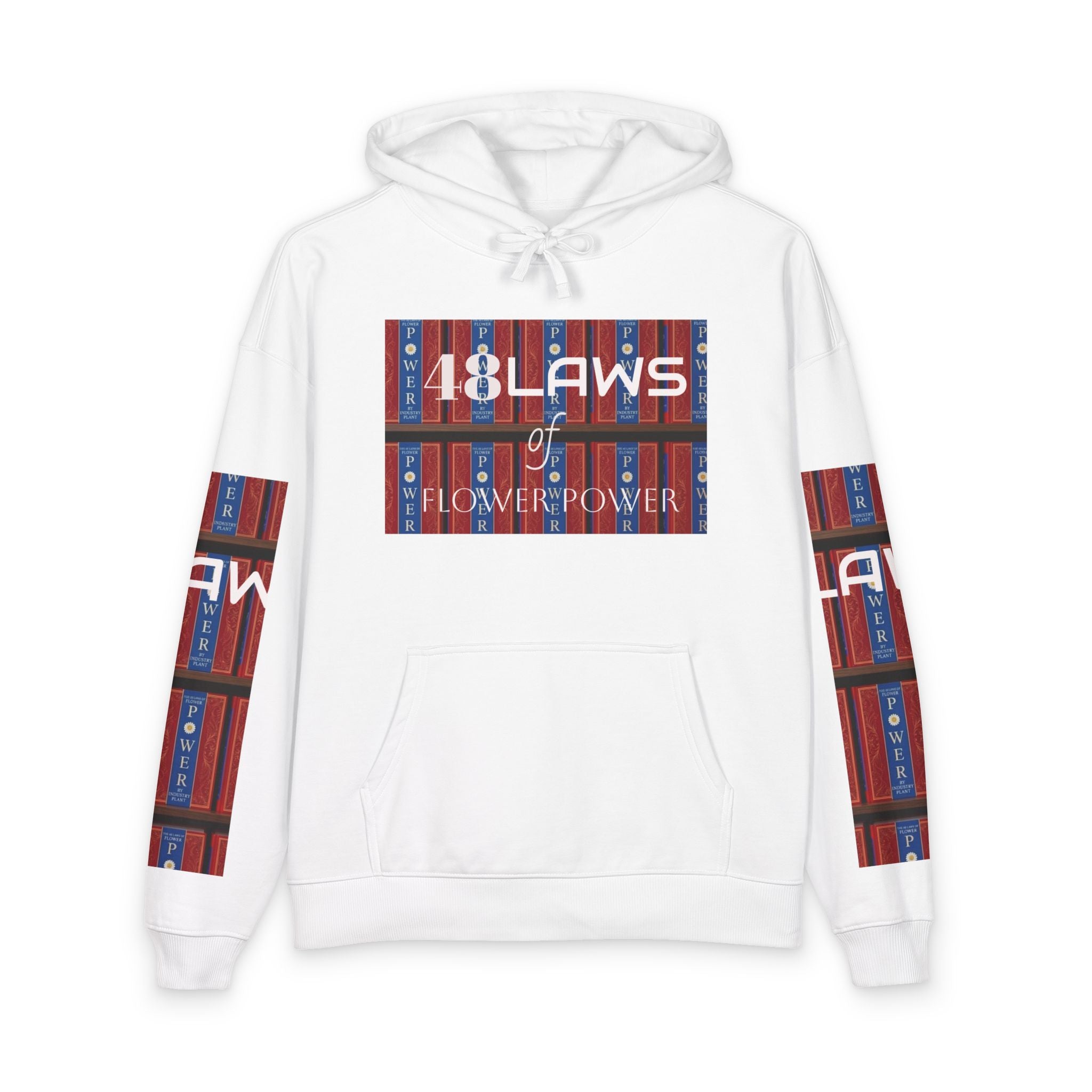 48 Laws of Flower Power Hoodie — #BookTok Inspired Graphic Pullover by Industry Plant